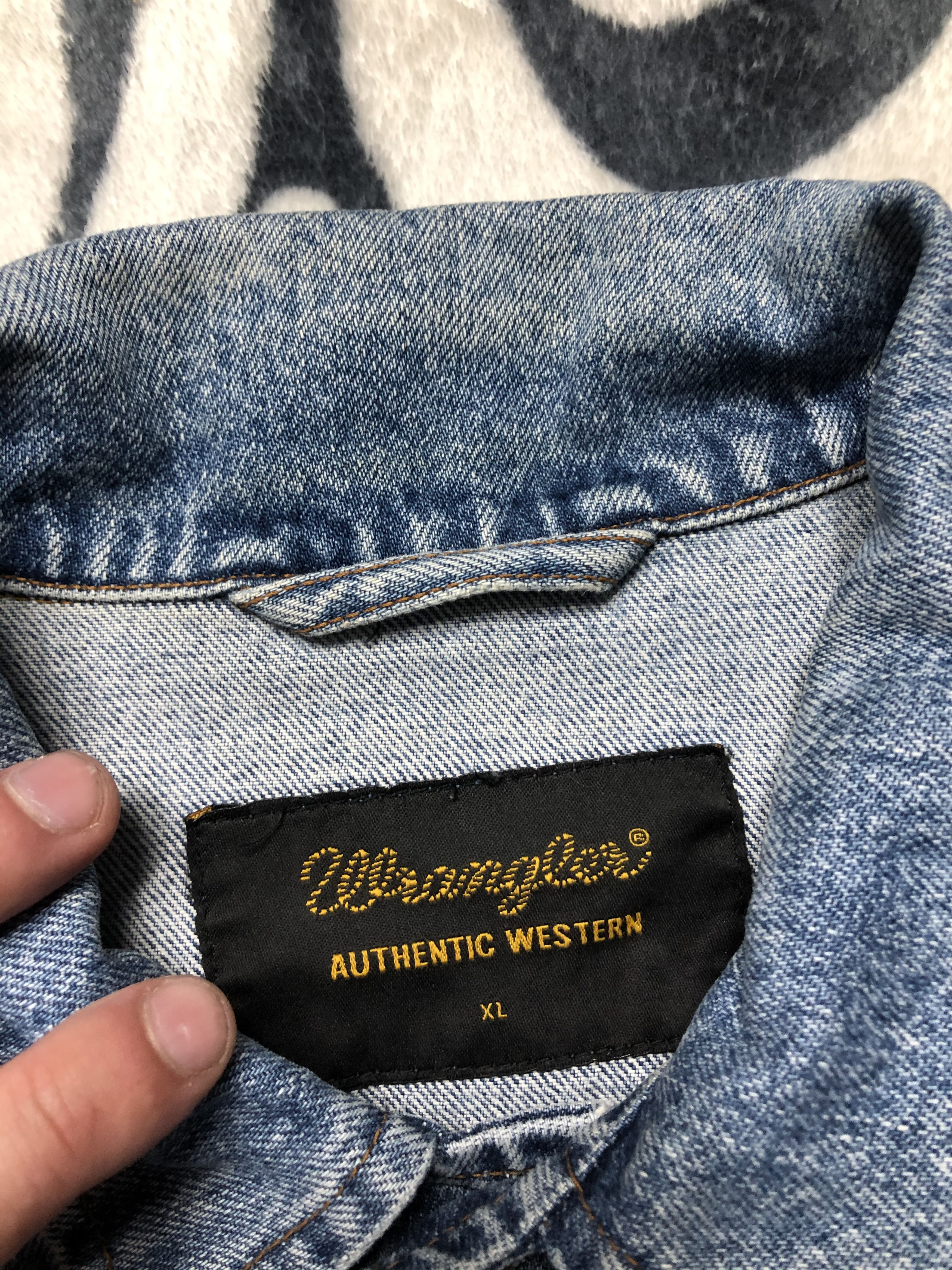 Wrangler Wrangler Vintage Denim Jacket Size US XL / EU 56 / 4 - 4 Thumbnail