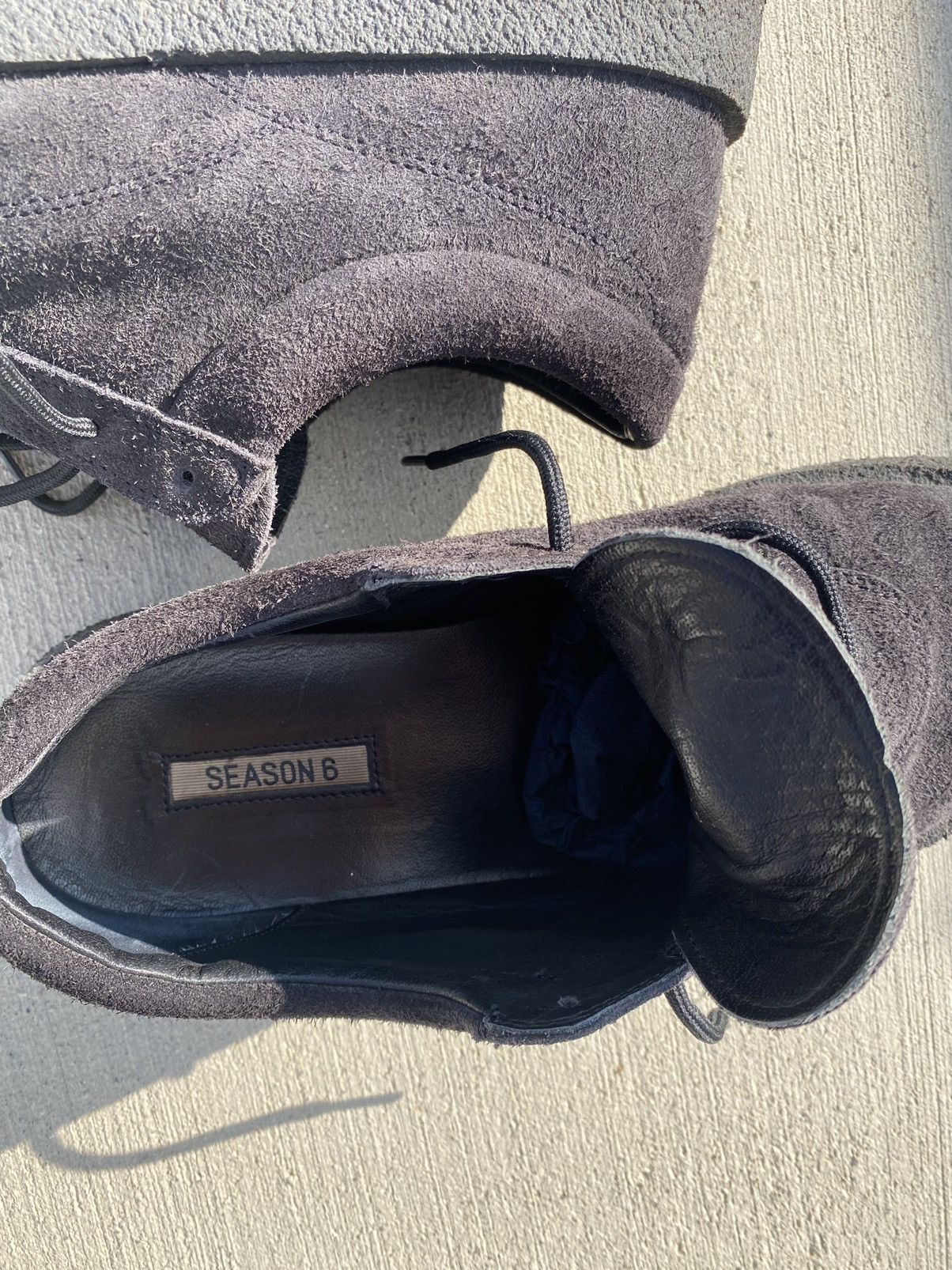 Yeezy YEEZY SEASON 6 ONYX CREPE SNEAKER Size US 13 / EU 46 - 3 Thumbnail