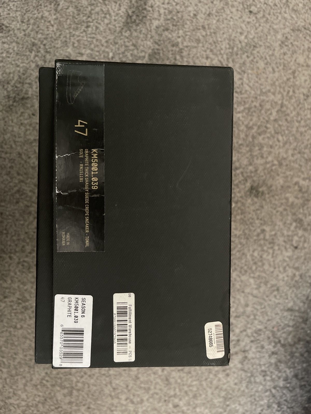 Yeezy YEEZY SEASON 6 ONYX CREPE SNEAKER Size US 13 / EU 46 - 5 Thumbnail