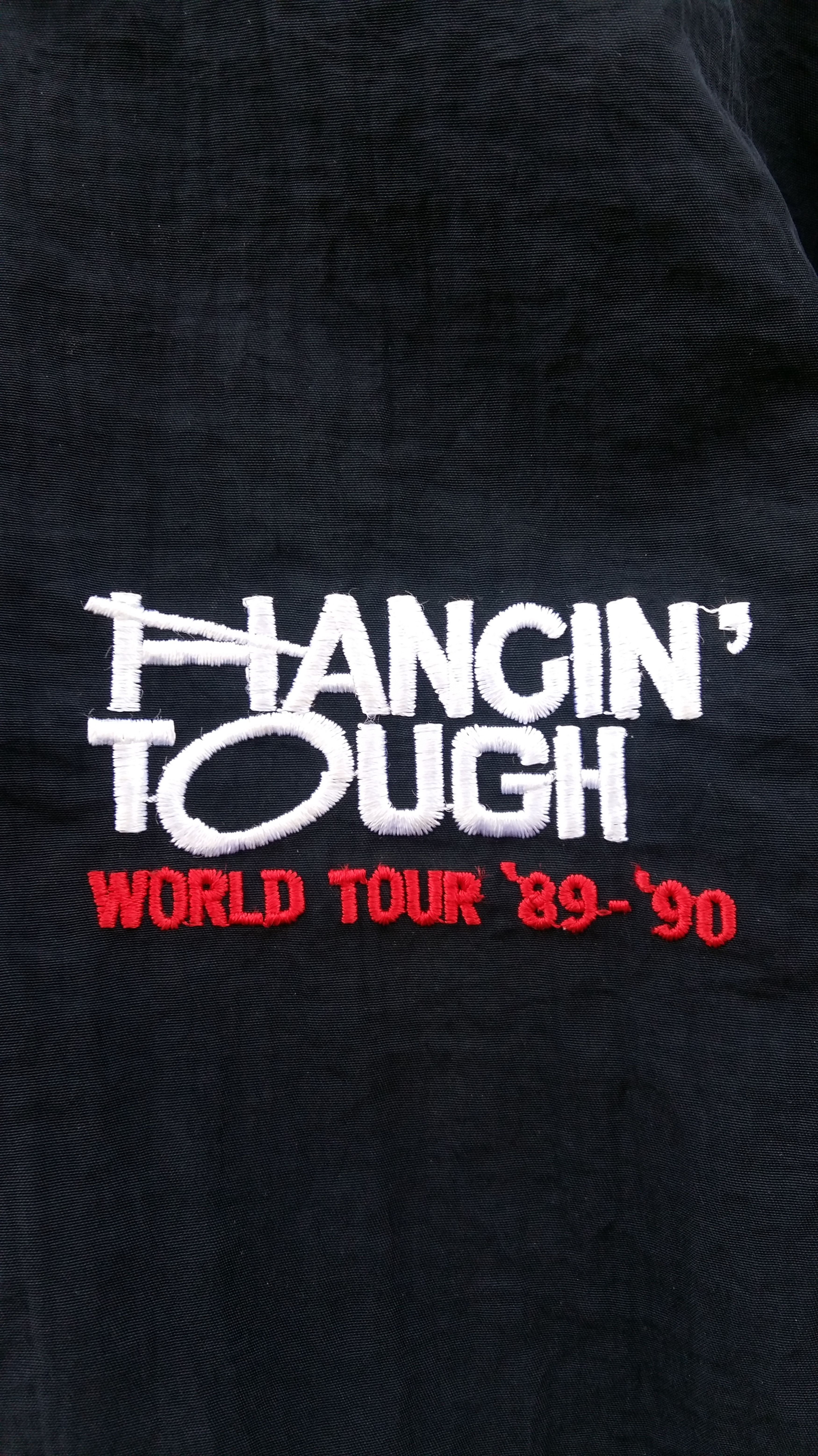 Band Tees × New Kids On The Block × Vintage Vintage NKOTB Hangin' Tough World Tour 89-90s Bomber Jacket Size US M / EU 48-50 / 2 - 4 Thumbnail