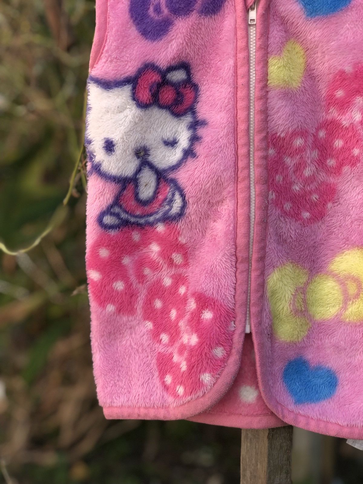 Cartoon Network Hello Kitty Fleece Zipper Vest For Kid Size US XXS / EU 40 - 6 Thumbnail