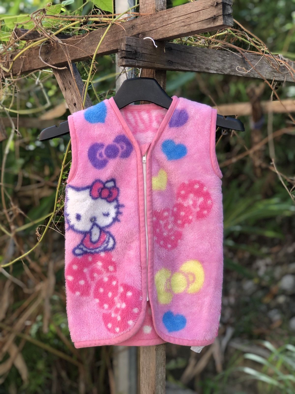 Cartoon Network Hello Kitty Fleece Zipper Vest For Kid Size US XXS / EU 40 - 4 Thumbnail