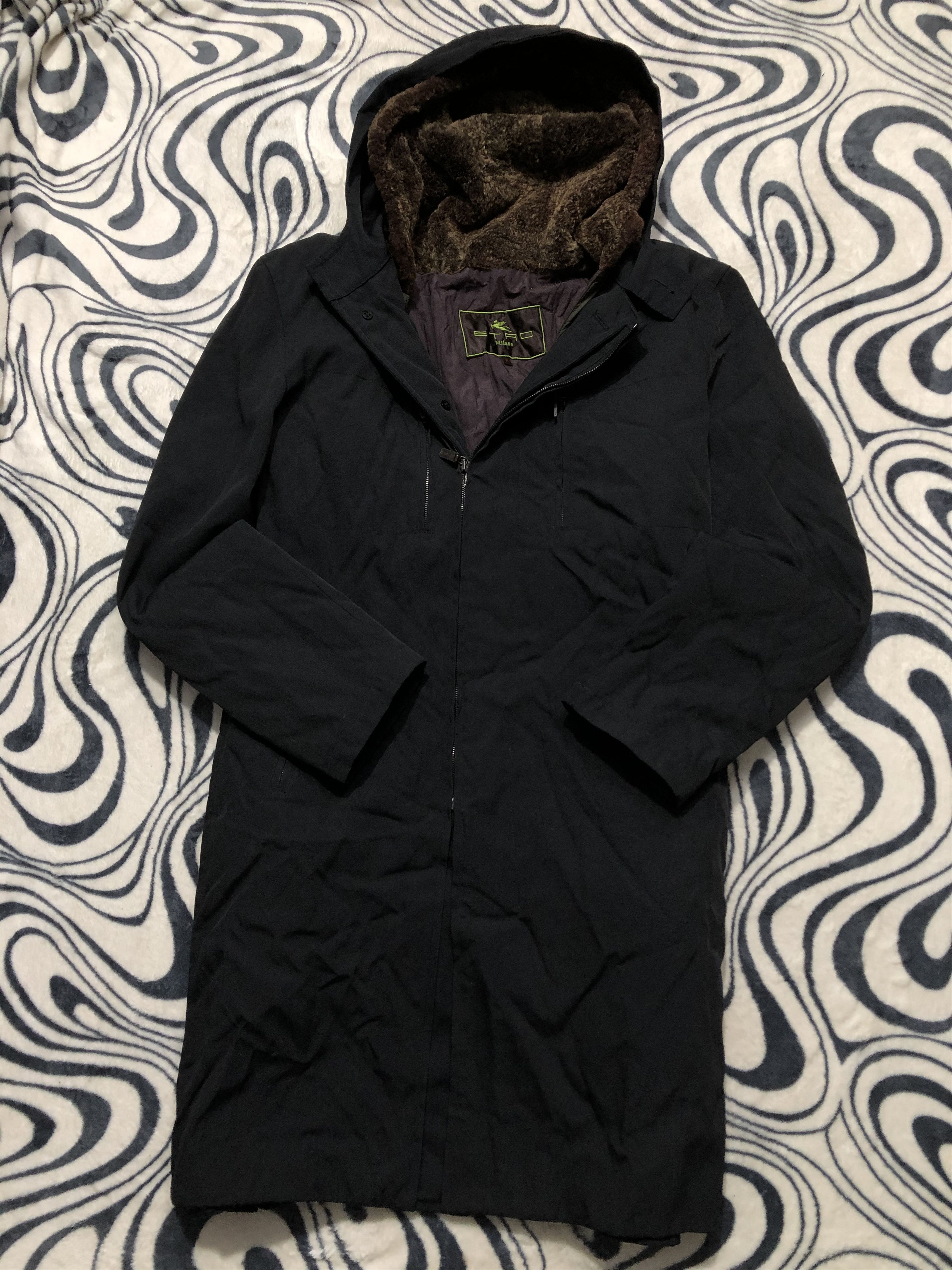 Etro Milano Mens Coat Jacket With a Warm Lining