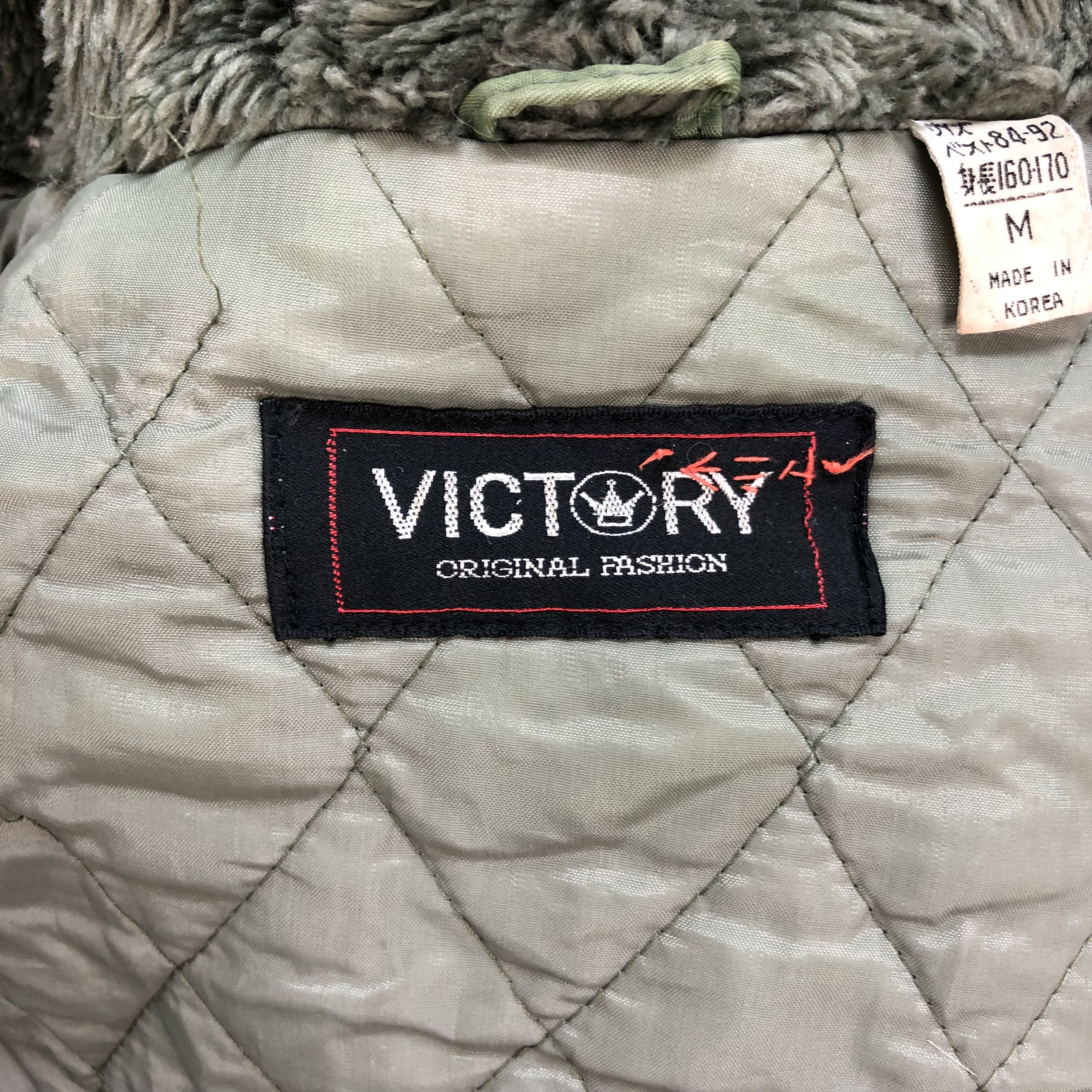 Vintage Victory Military Army Style Parka Fur Hoodie Jacket 6005-217 Size US M / EU 48-50 / 2 - 9 Thumbnail