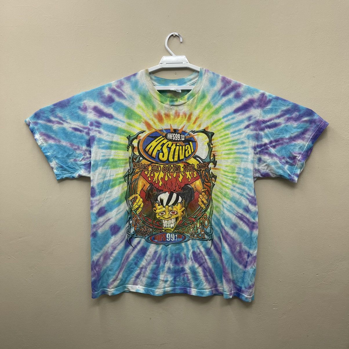 Band Tees × Vintage Vintage 90s HFStival Festival Bigger & Better Than Ever Size US XL / EU 56 / 4 - 1 Thumbnail