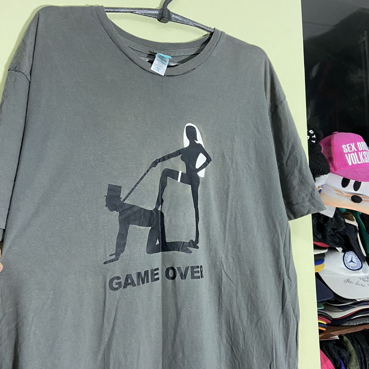 Vintage Vintage 90s Faded Graphic Tee Game Over Skate Streetwear XL Size US XL / EU 56 / 4 - 5 Thumbnail