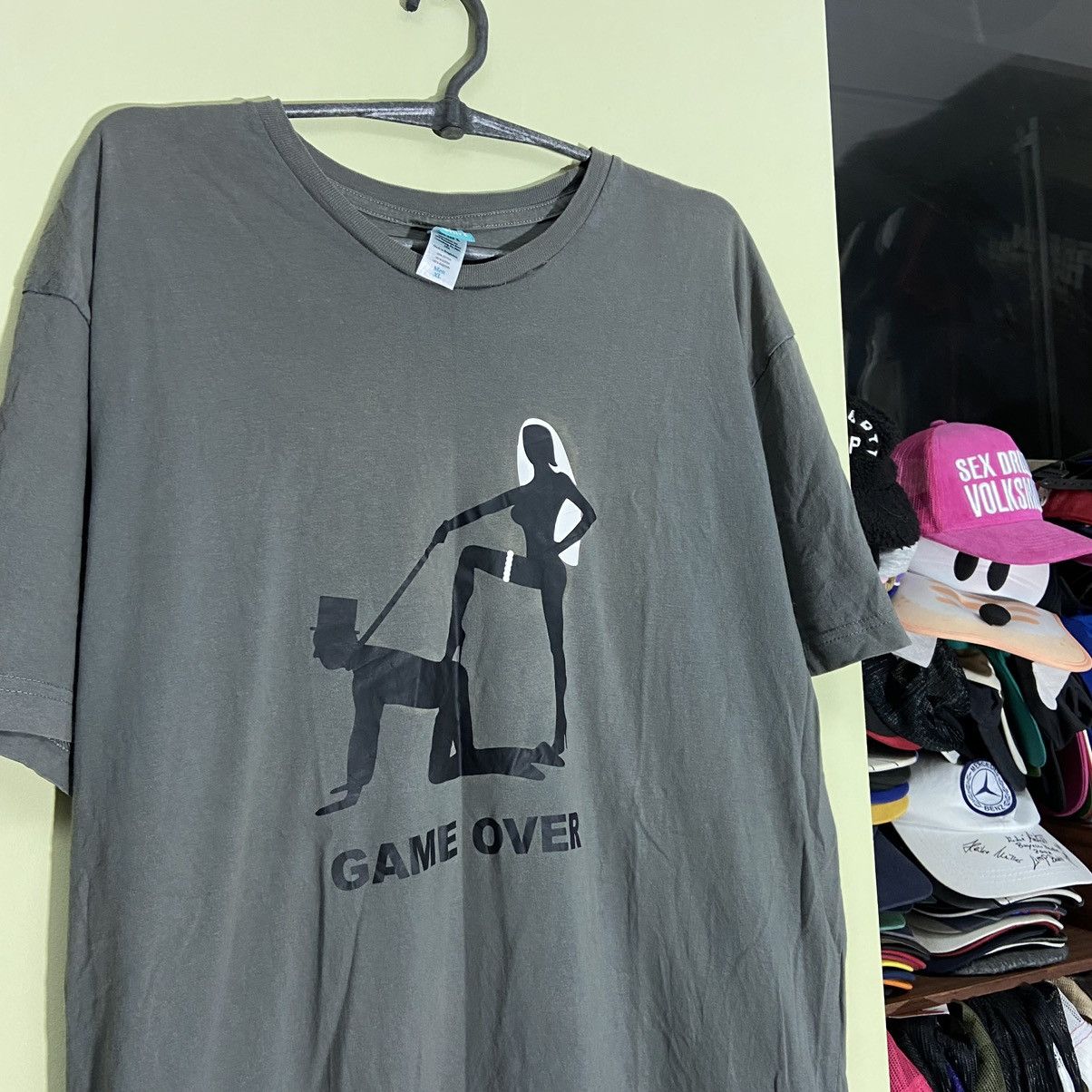 Vintage Vintage 90s Faded Graphic Tee Game Over Skate Streetwear XL Size US XL / EU 56 / 4 - 4 Thumbnail