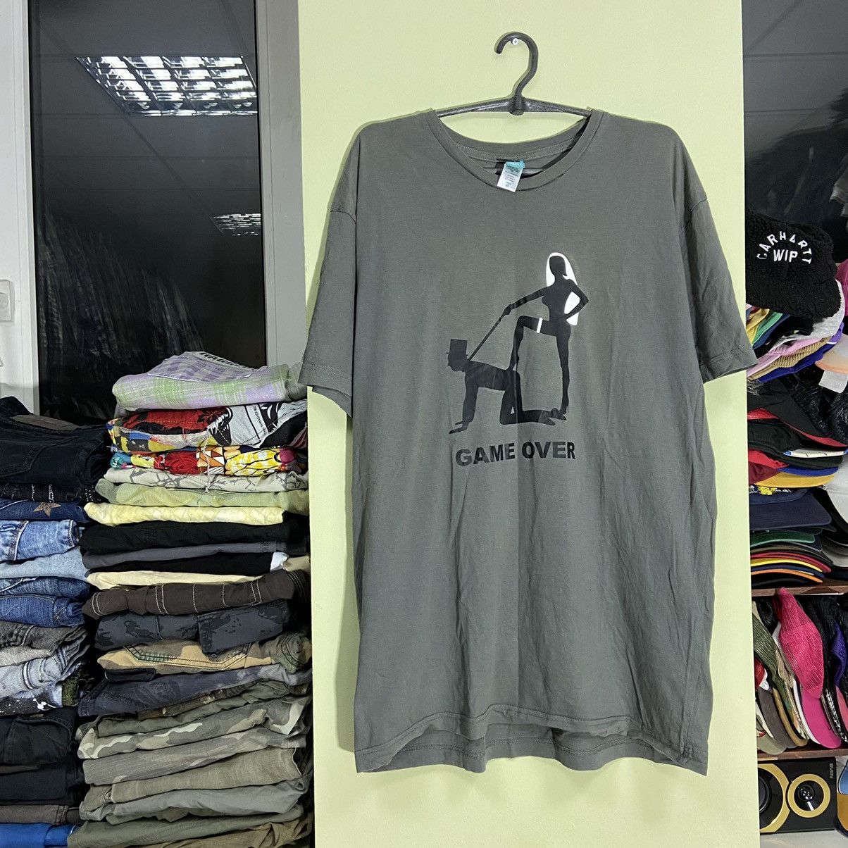 Vintage Vintage 90s Faded Graphic Tee Game Over Skate Streetwear XL Size US XL / EU 56 / 4 - 3 Thumbnail