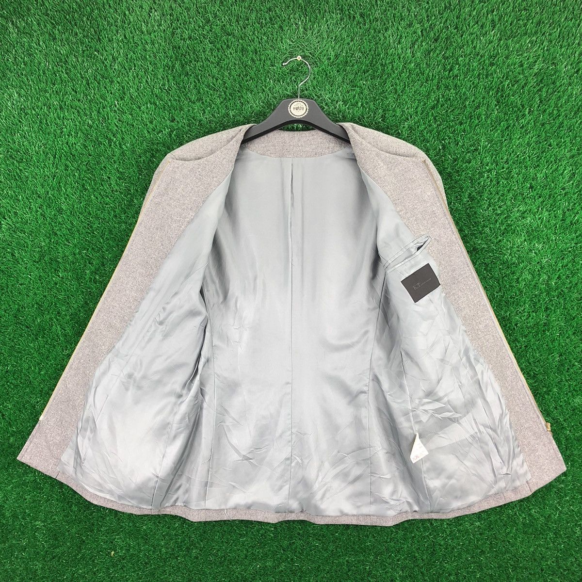 Japanese Brand Vintage Kyoto Takase Wool Zipper Coat Jacket Japan Designer Size M / US 6-8 / IT 42-44 - 7 Thumbnail