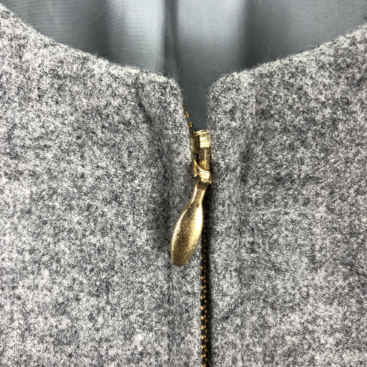 Japanese Brand Vintage Kyoto Takase Wool Zipper Coat Jacket Japan Designer Size M / US 6-8 / IT 42-44 - 8 Thumbnail