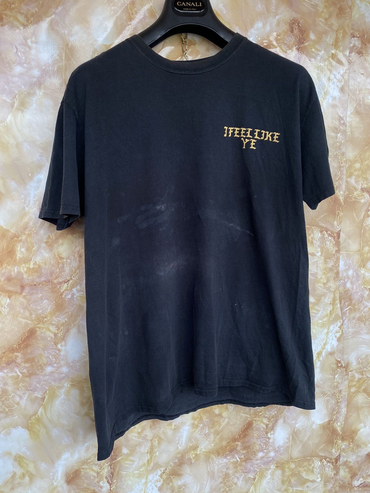 Kanye West Kanye West I Feel Like Pablo / Ye black print t-shirt tee Size US XXL / EU 58 / 5 - 6 Thumbnail