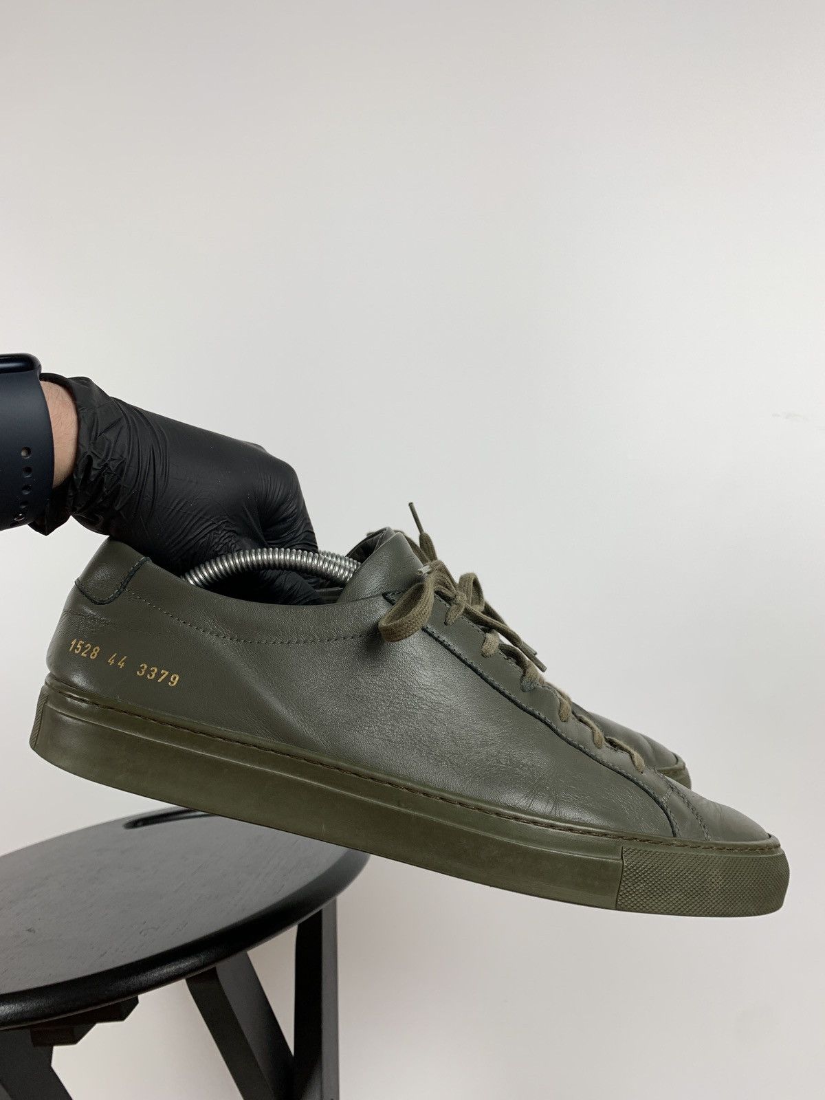 Common Projects Common Projects Original Achilles Low Khaki Sneakers Size US 11 / EU 44 - 7 Thumbnail