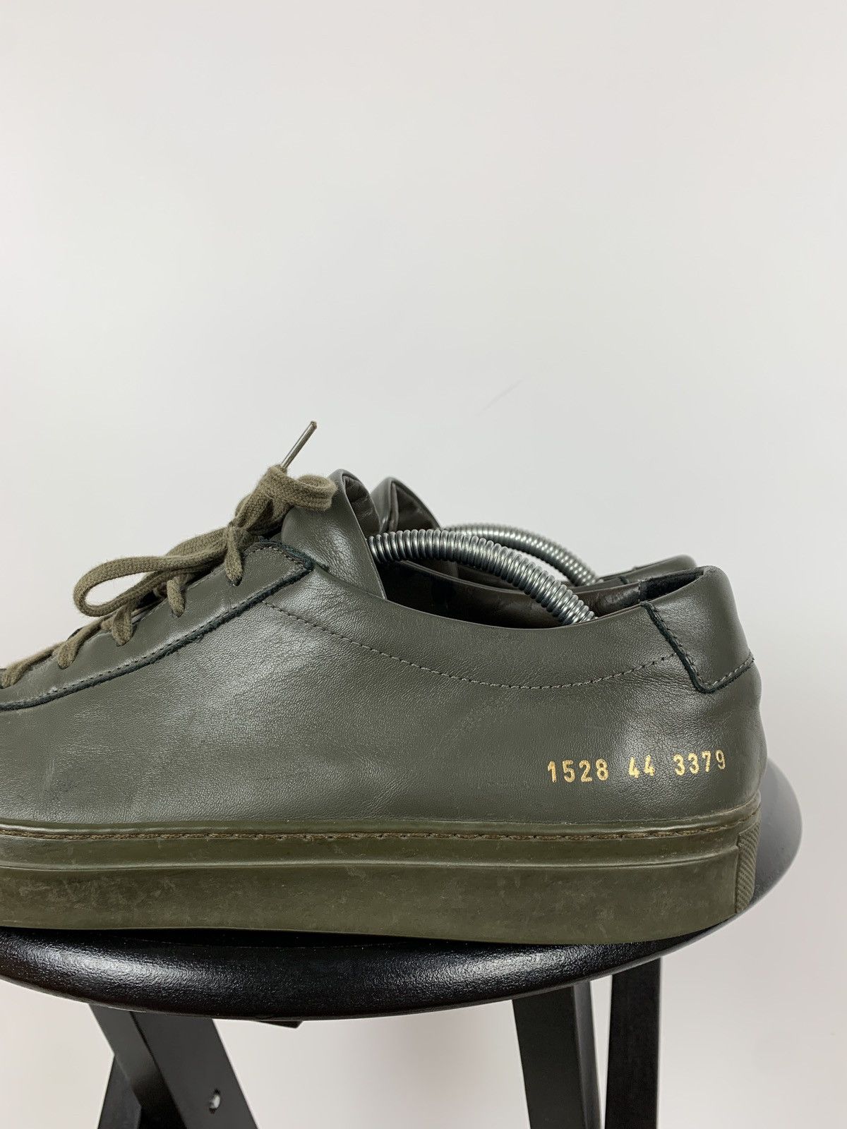 Common Projects Common Projects Original Achilles Low Khaki Sneakers Size US 11 / EU 44 - 12 Thumbnail
