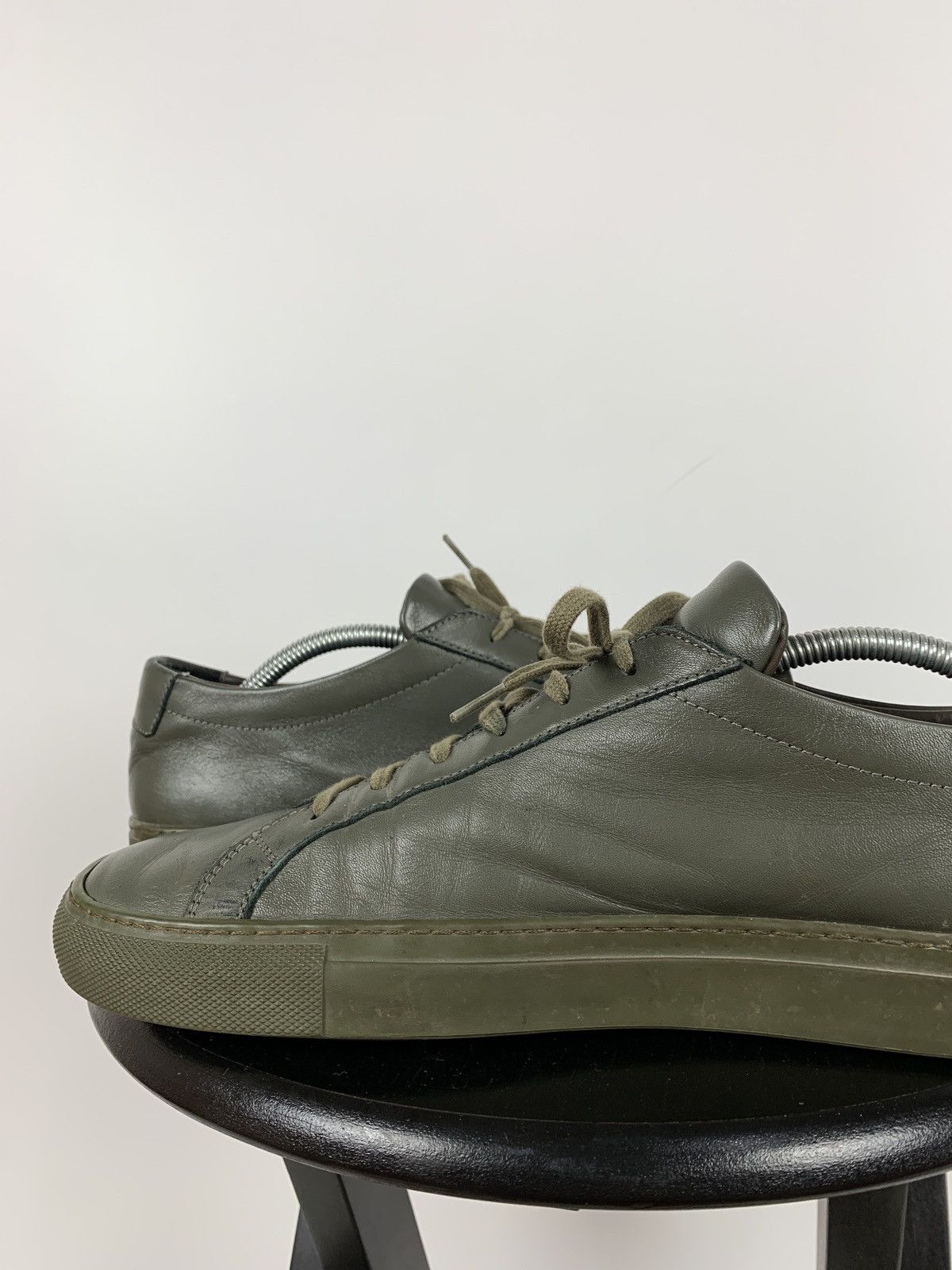 Common Projects Common Projects Original Achilles Low Khaki Sneakers Size US 11 / EU 44 - 15 Thumbnail