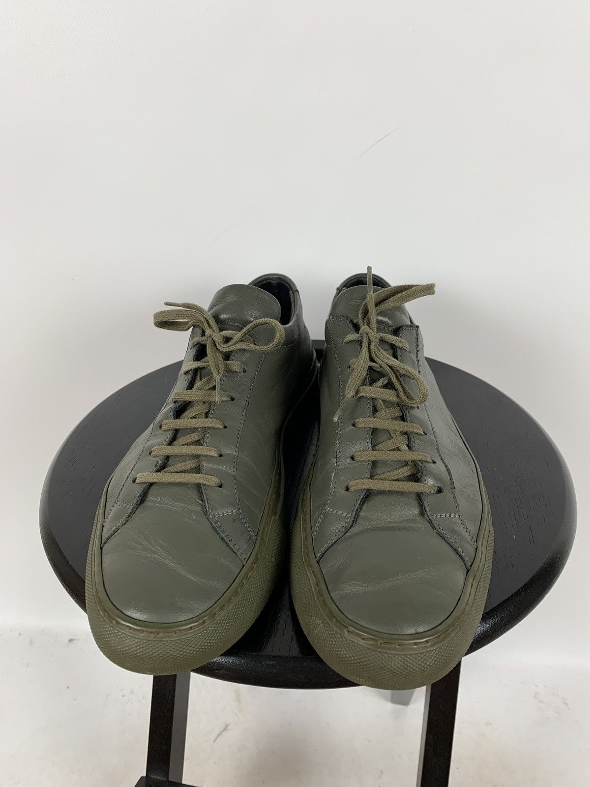 Common Projects Common Projects Original Achilles Low Khaki Sneakers Size US 11 / EU 44 - 9 Thumbnail