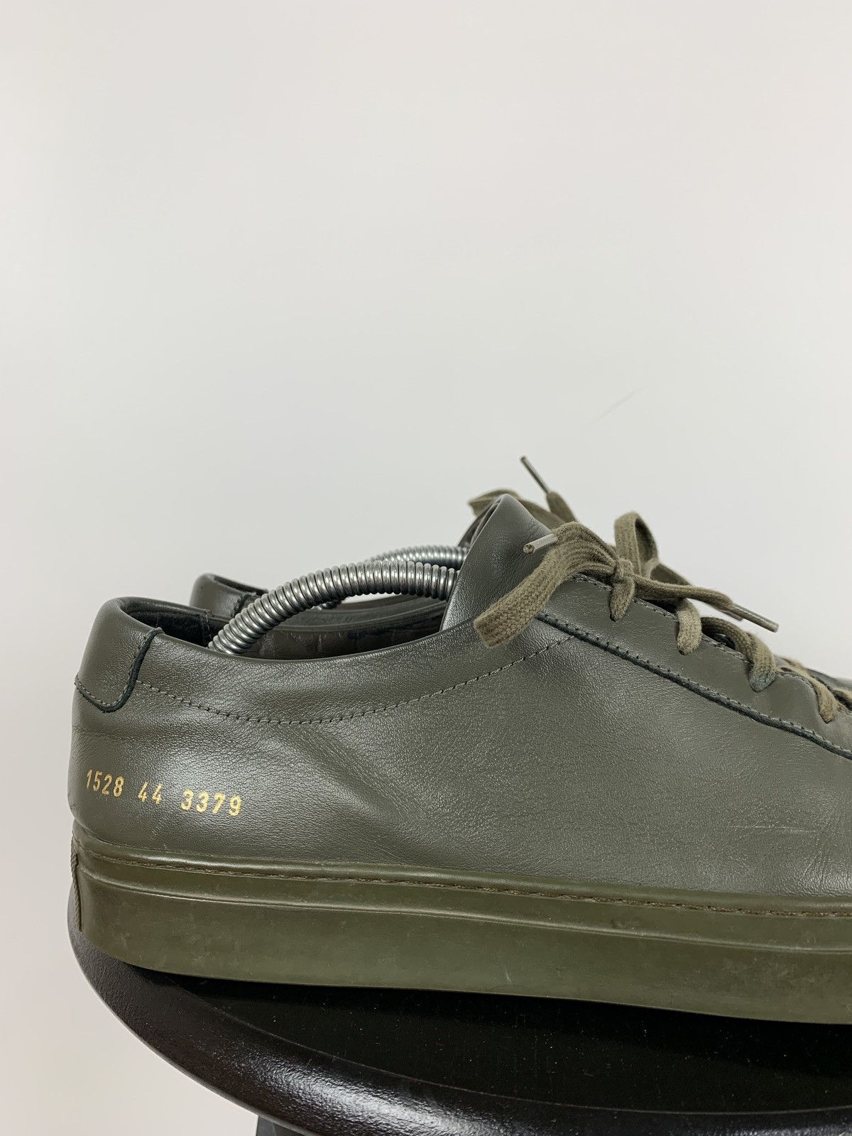 Common Projects Common Projects Original Achilles Low Khaki Sneakers Size US 11 / EU 44 - 10 Thumbnail