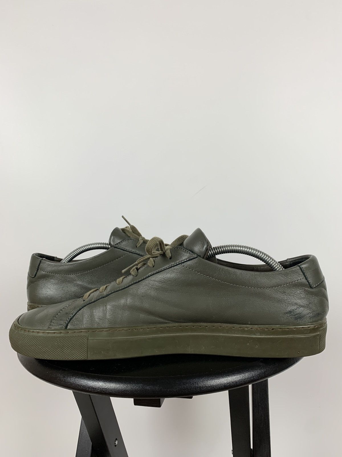 Common Projects Common Projects Original Achilles Low Khaki Sneakers Size US 11 / EU 44 - 5 Thumbnail