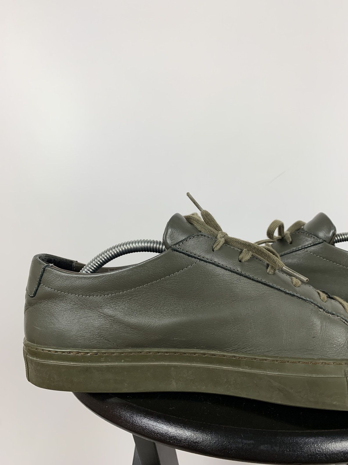 Common Projects Common Projects Original Achilles Low Khaki Sneakers Size US 11 / EU 44 - 16 Thumbnail