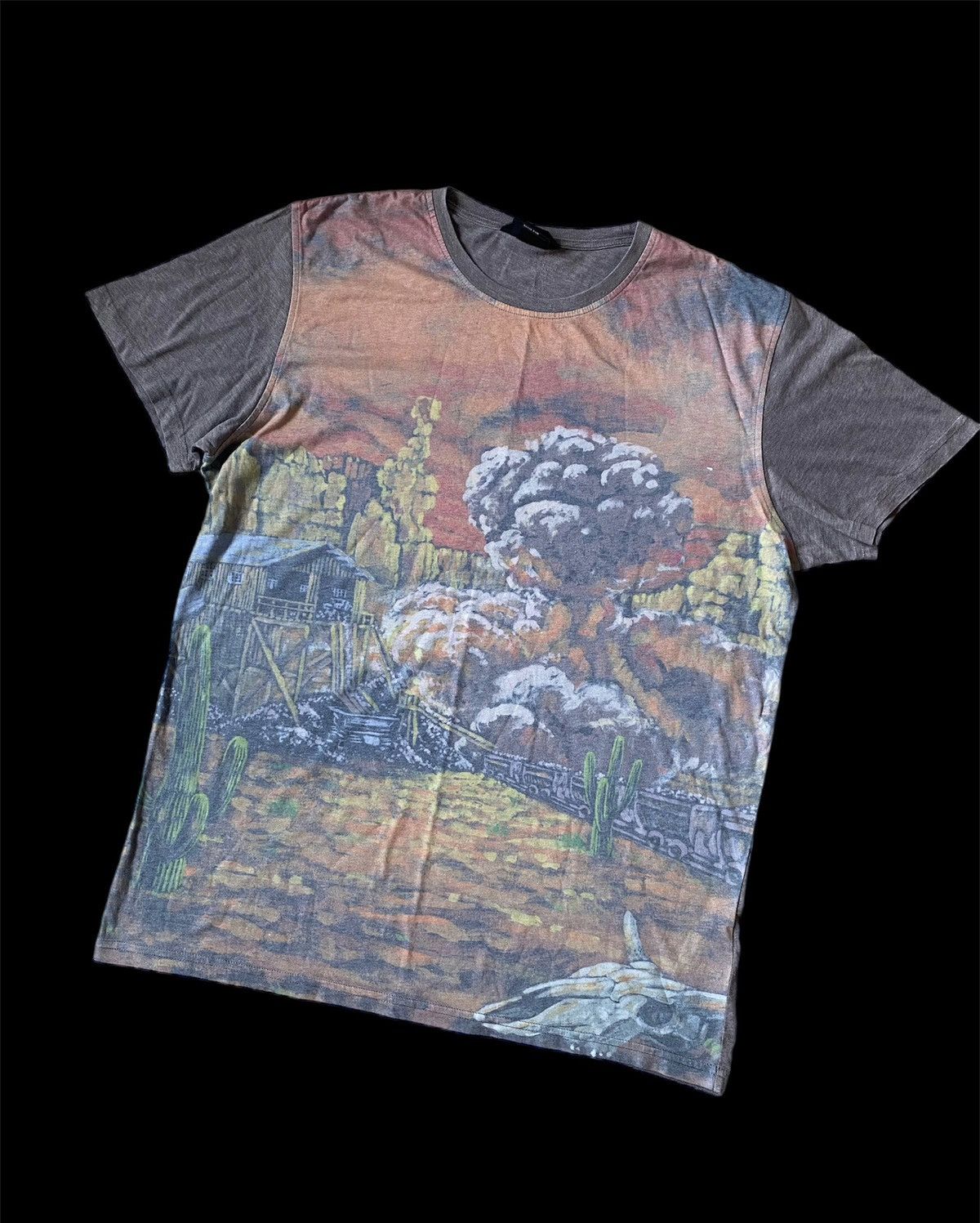 55DSL 55 DSL diesel all print japanese print t-shirt tee Size US L / EU 52-54 / 3 - 2 Thumbnail