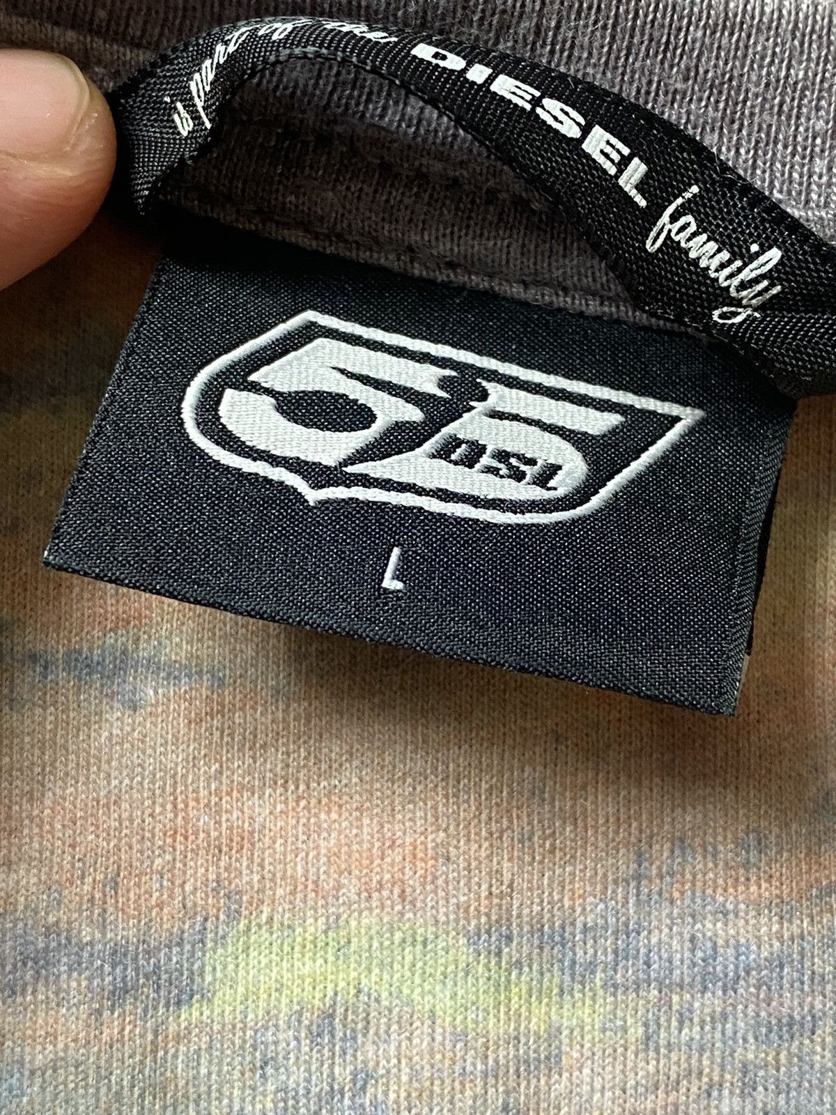55DSL 55 DSL diesel all print japanese print t-shirt tee Size US L / EU 52-54 / 3 - 6 Thumbnail