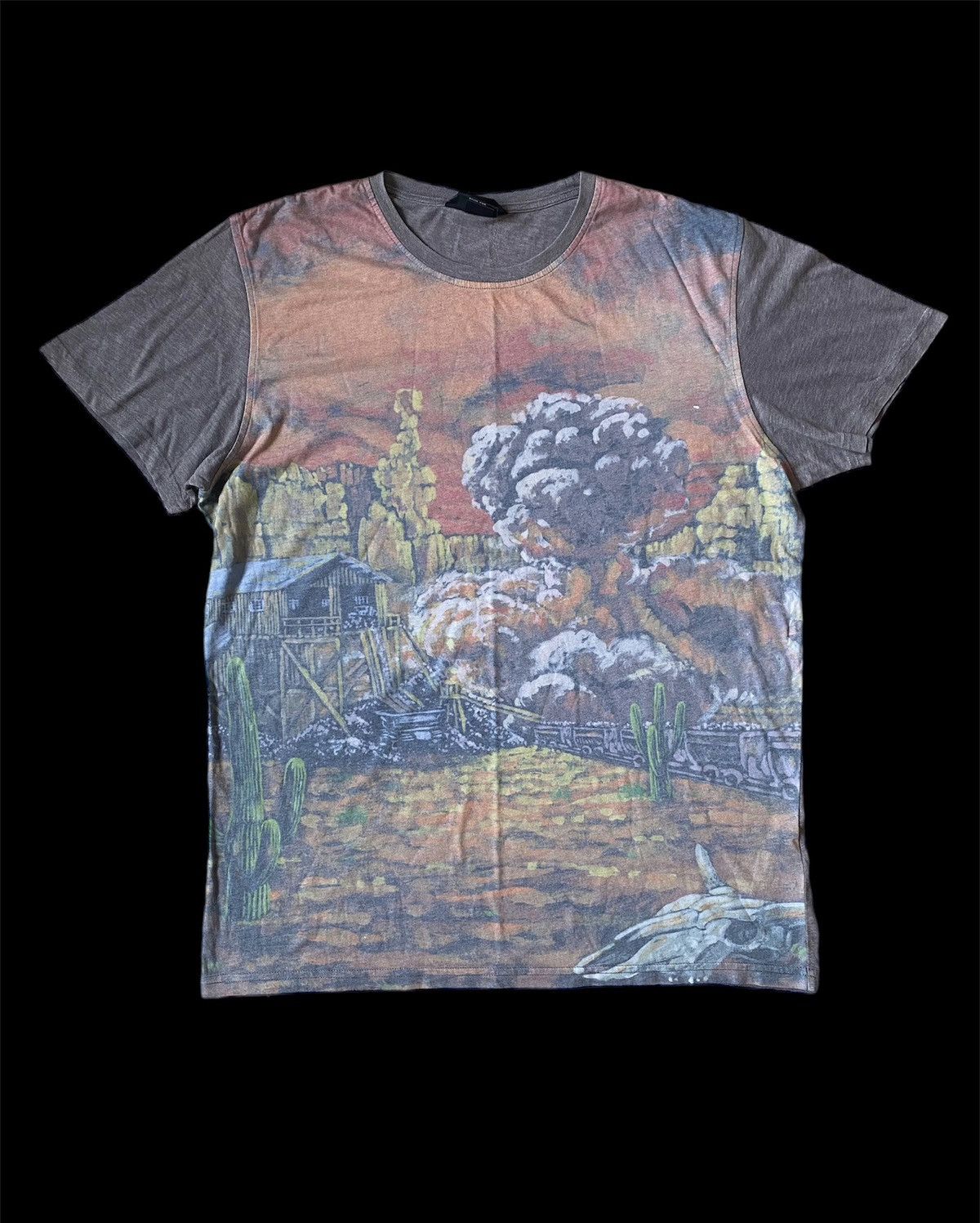 55DSL 55 DSL diesel all print japanese print t-shirt tee Size US L / EU 52-54 / 3 - 1 Thumbnail
