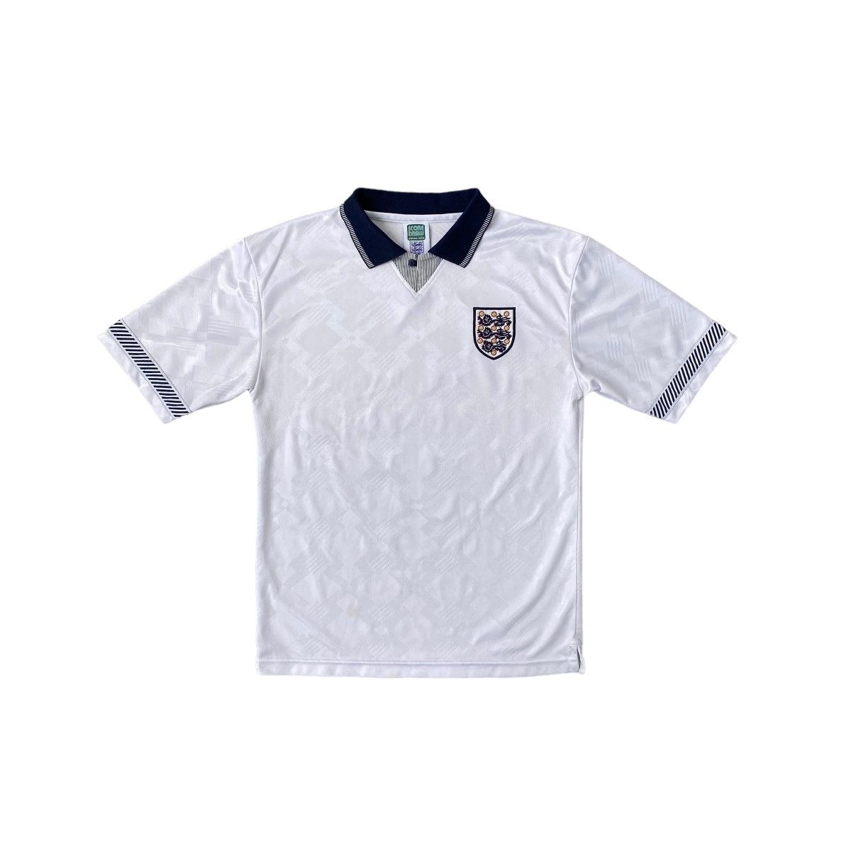 Soccer Jersey Retro Score Draw England National Team Soccer Jersey Size