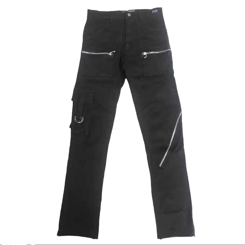 Seditionaries TOKYO PUNKER BONDAGE MULTIZIPPER CARGO PANTS Size US 28 / EU 44 - 2 Thumbnail