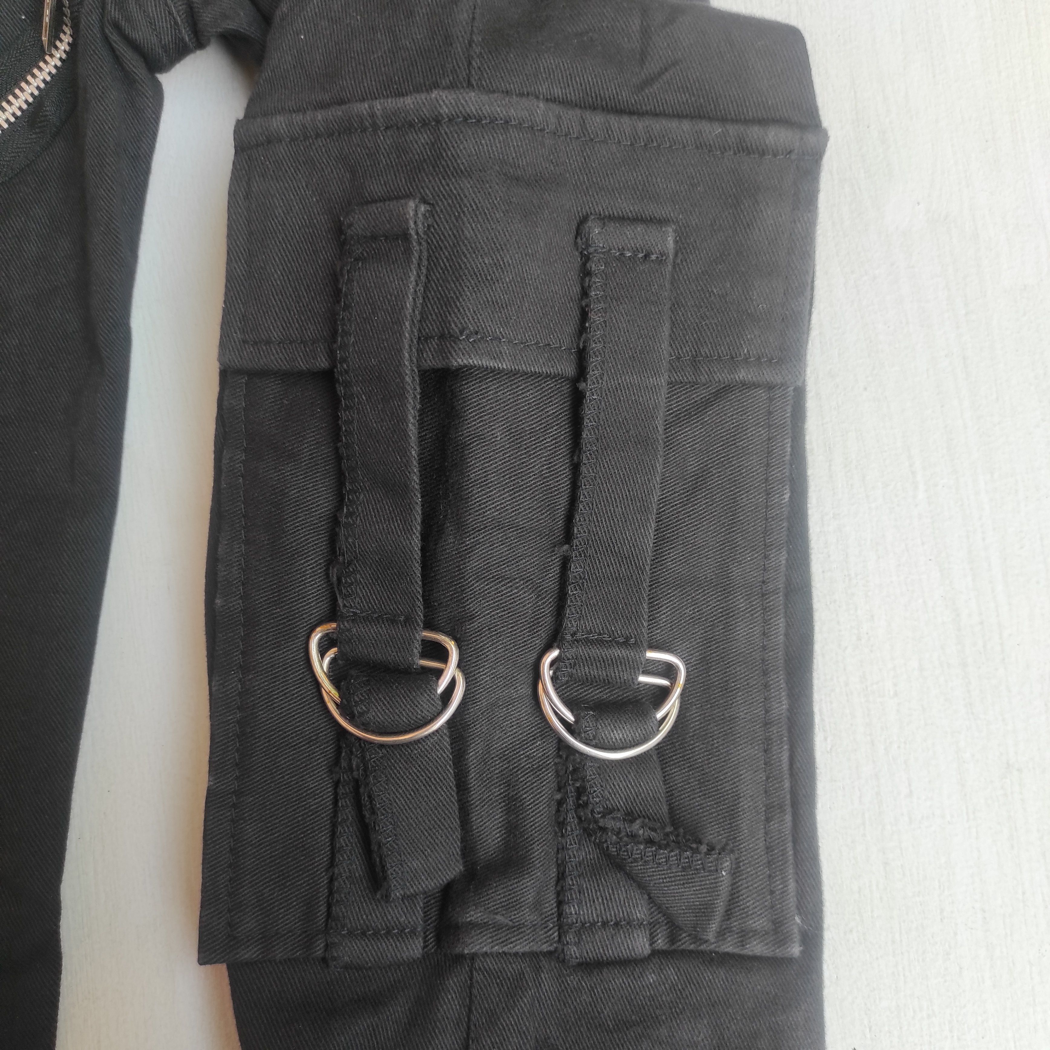 Seditionaries TOKYO PUNKER BONDAGE MULTIZIPPER CARGO PANTS Size US 28 / EU 44 - 7 Thumbnail