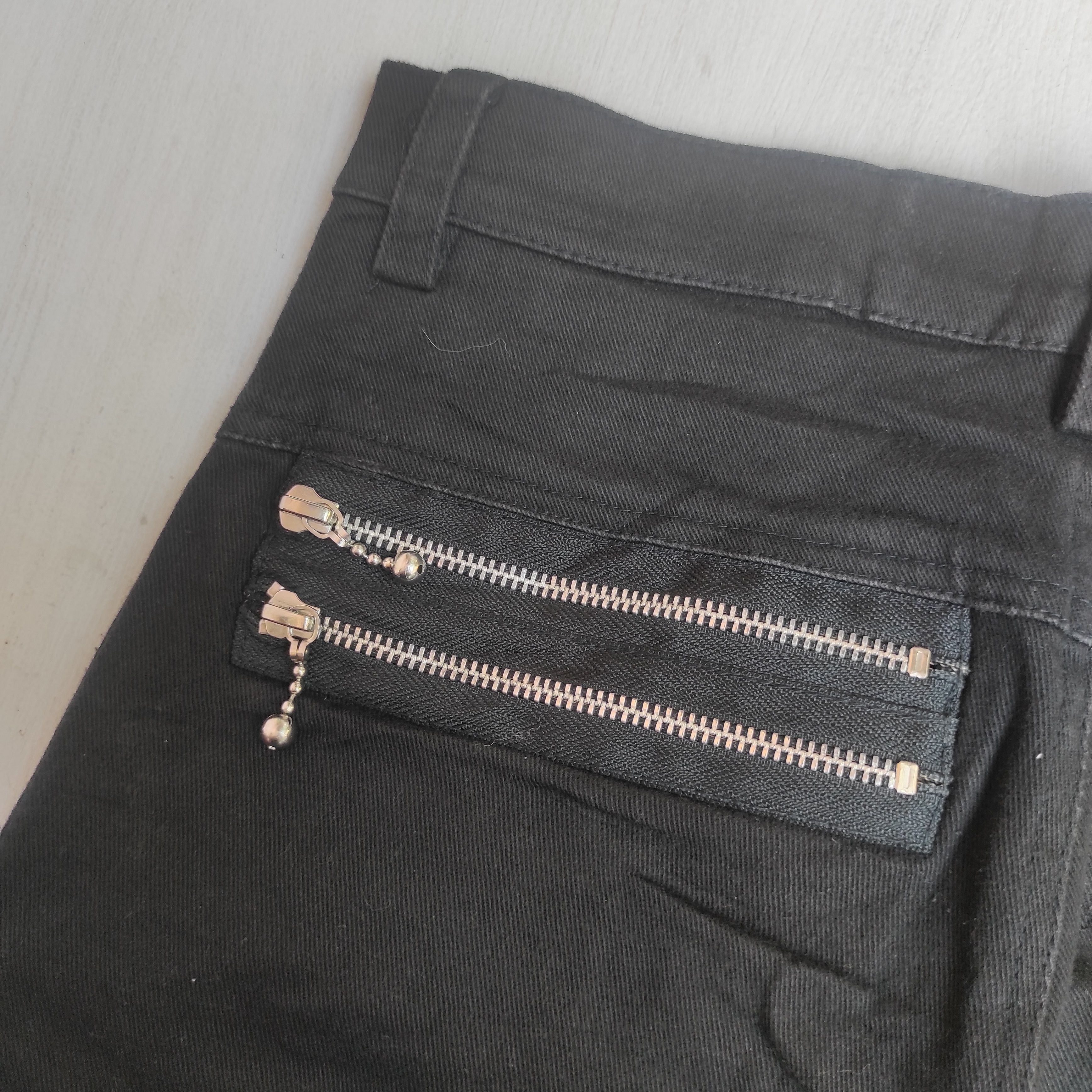 Seditionaries TOKYO PUNKER BONDAGE MULTIZIPPER CARGO PANTS Size US 28 / EU 44 - 6 Thumbnail