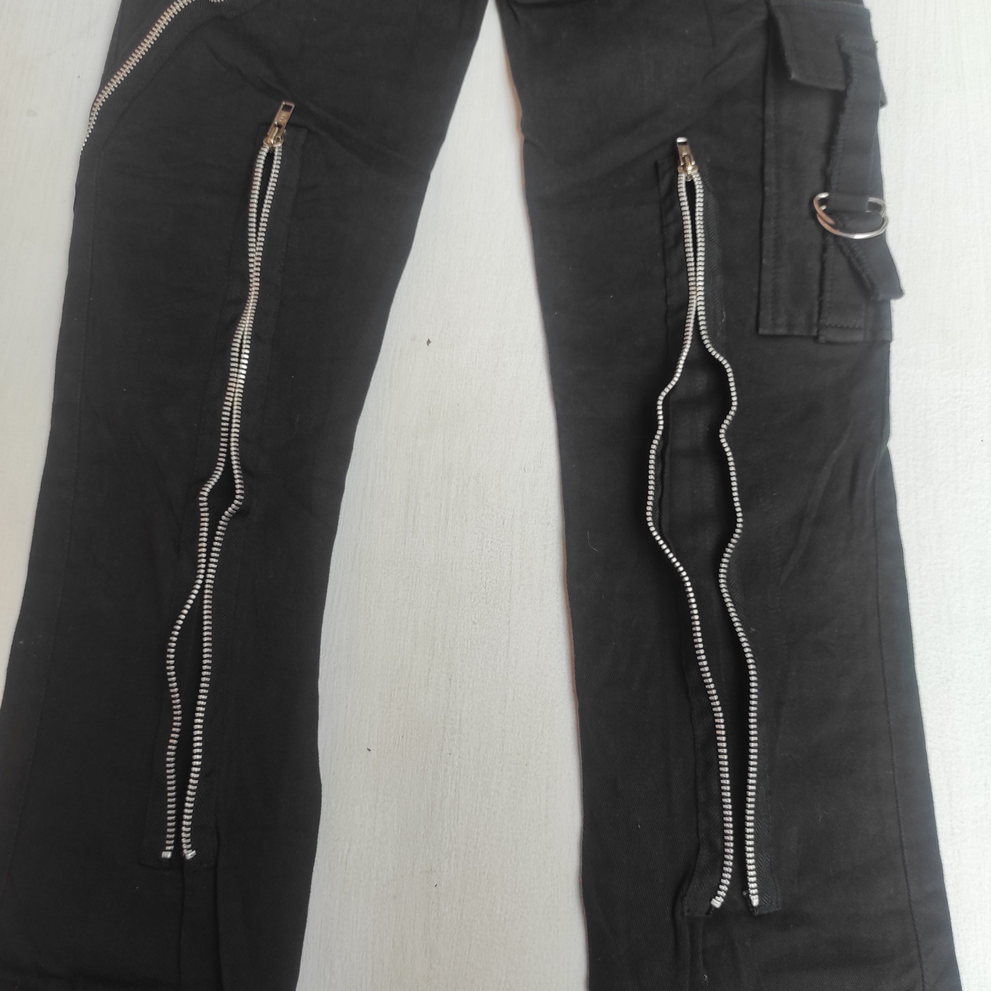 Seditionaries TOKYO PUNKER BONDAGE MULTIZIPPER CARGO PANTS Size US 28 / EU 44 - 8 Thumbnail