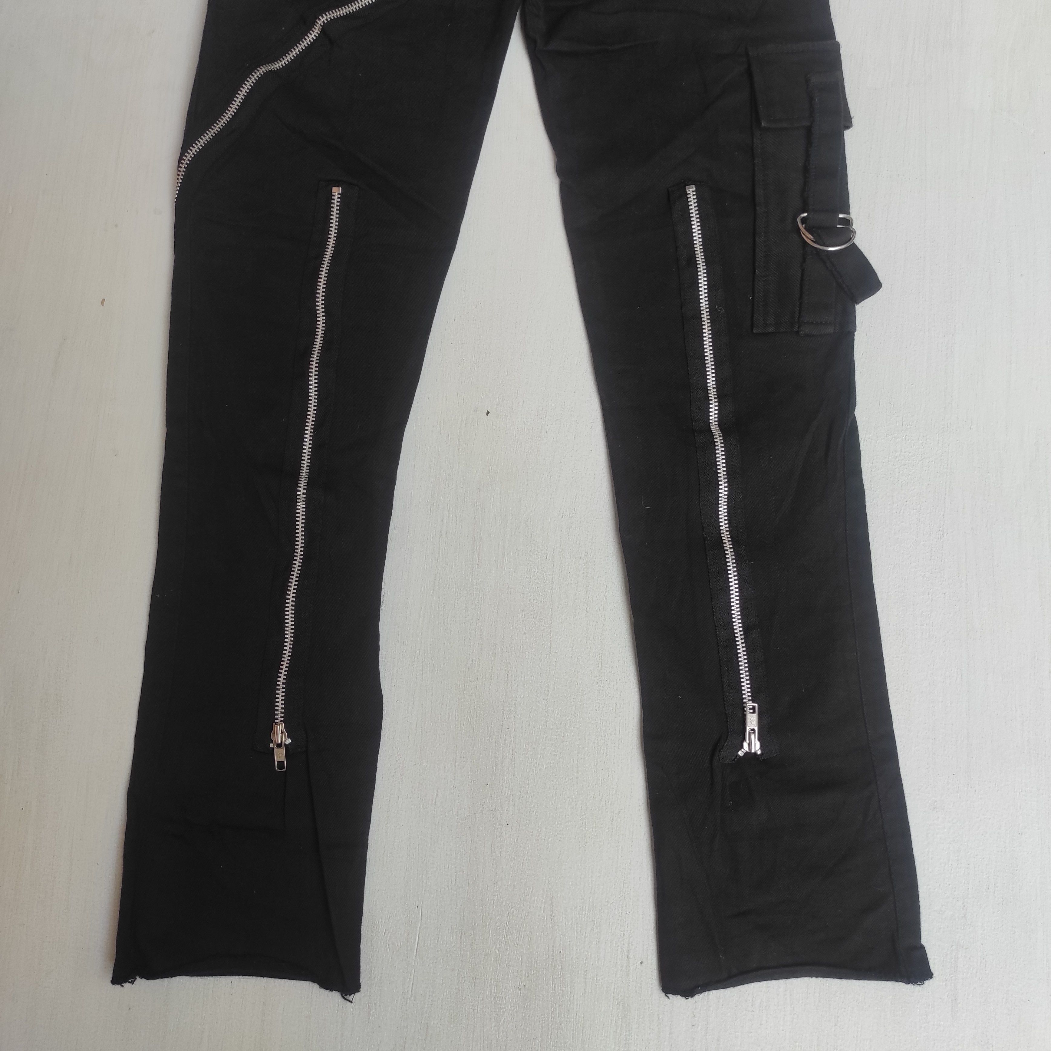 Seditionaries TOKYO PUNKER BONDAGE MULTIZIPPER CARGO PANTS Size US 28 / EU 44 - 4 Thumbnail