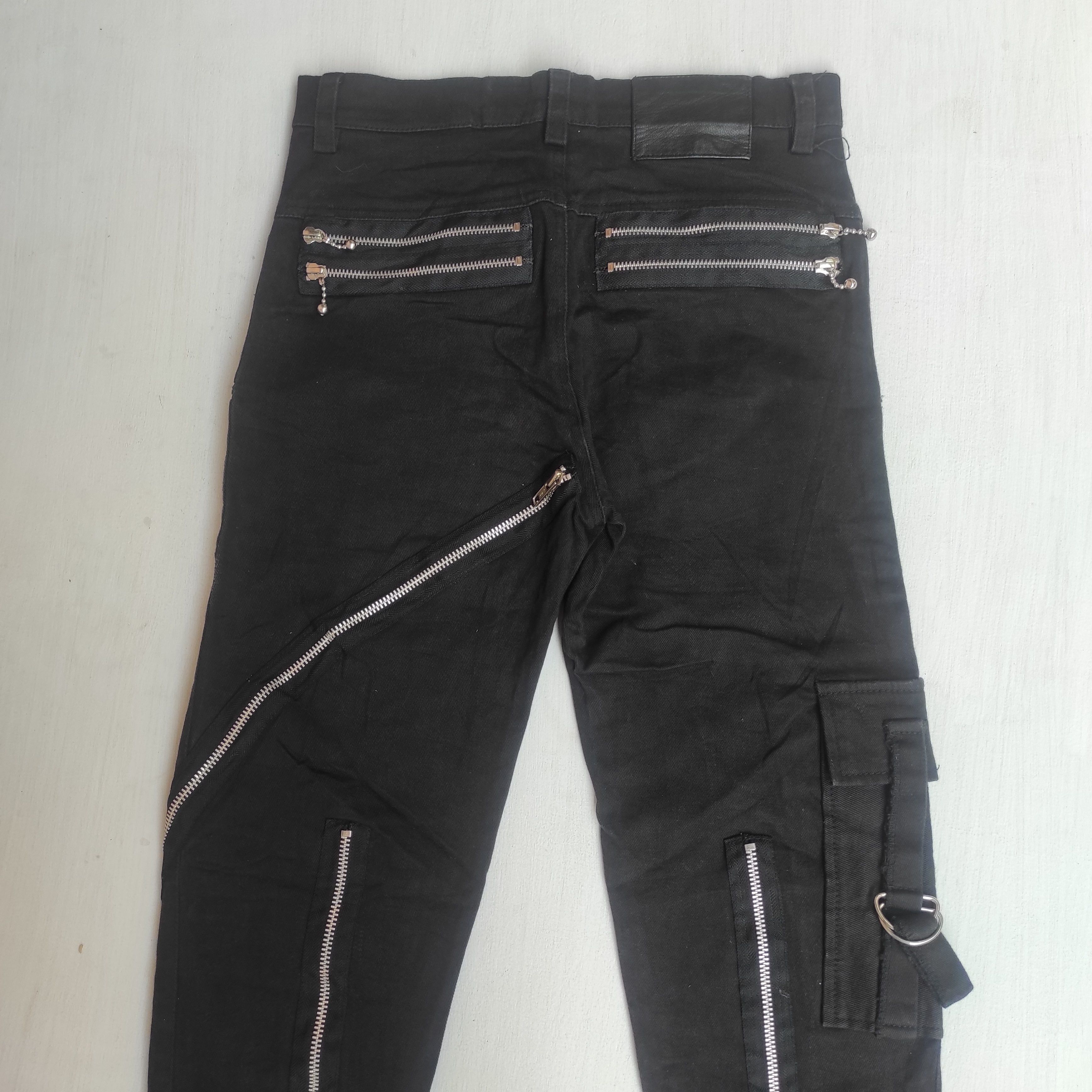 Seditionaries TOKYO PUNKER BONDAGE MULTIZIPPER CARGO PANTS Size US 28 / EU 44 - 3 Thumbnail