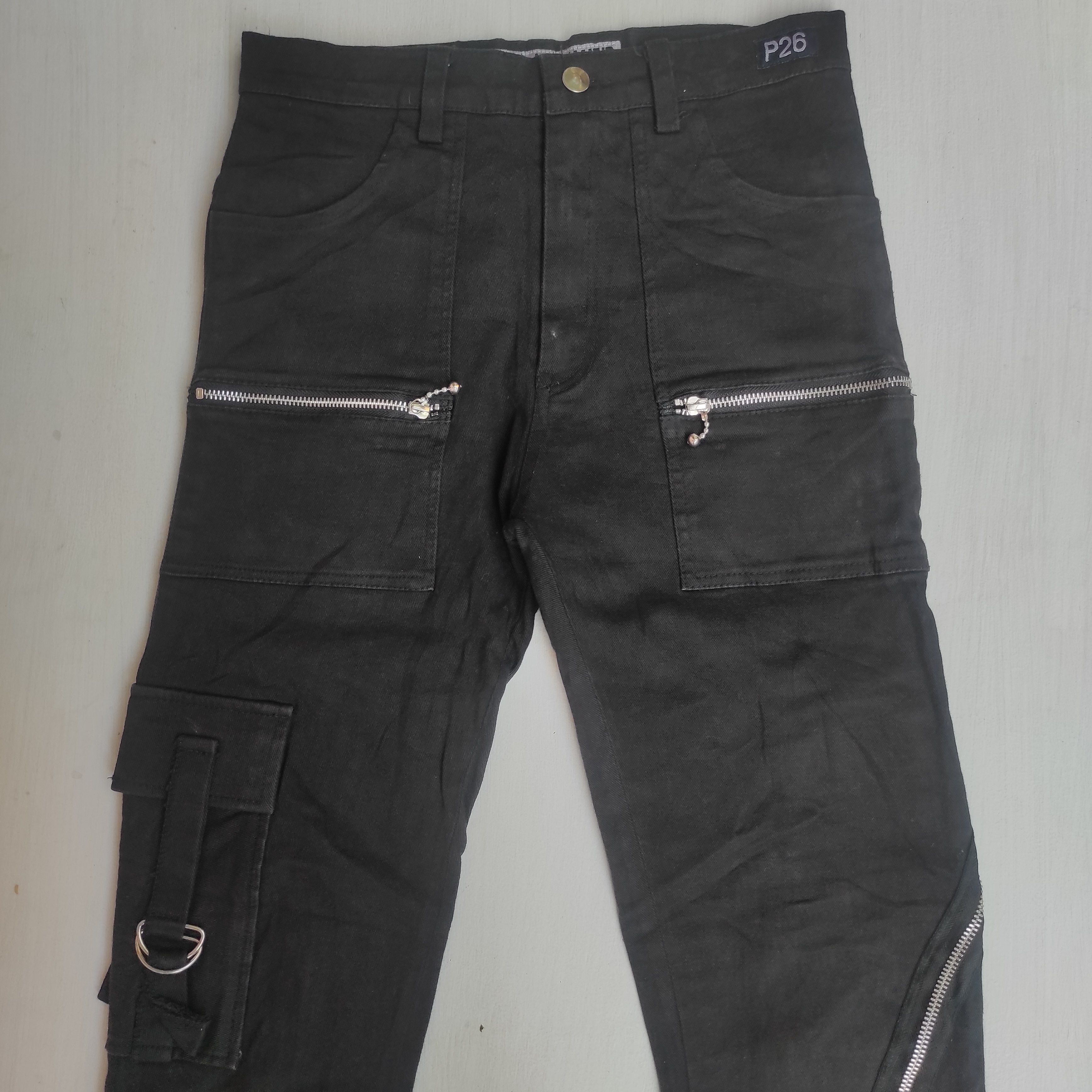 Seditionaries TOKYO PUNKER BONDAGE MULTIZIPPER CARGO PANTS Size US 28 / EU 44 - 11 Thumbnail