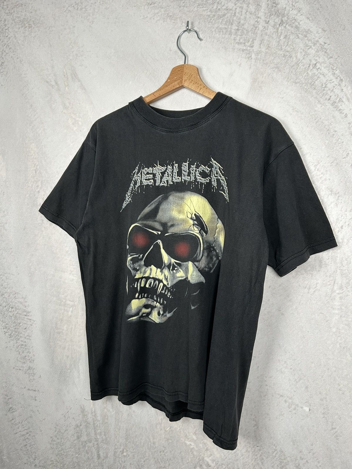 Band Tees Vintage Metallica Skull Rock Band Tee Perfect Washed Size US M / EU 48-50 / 2 - 2 Thumbnail