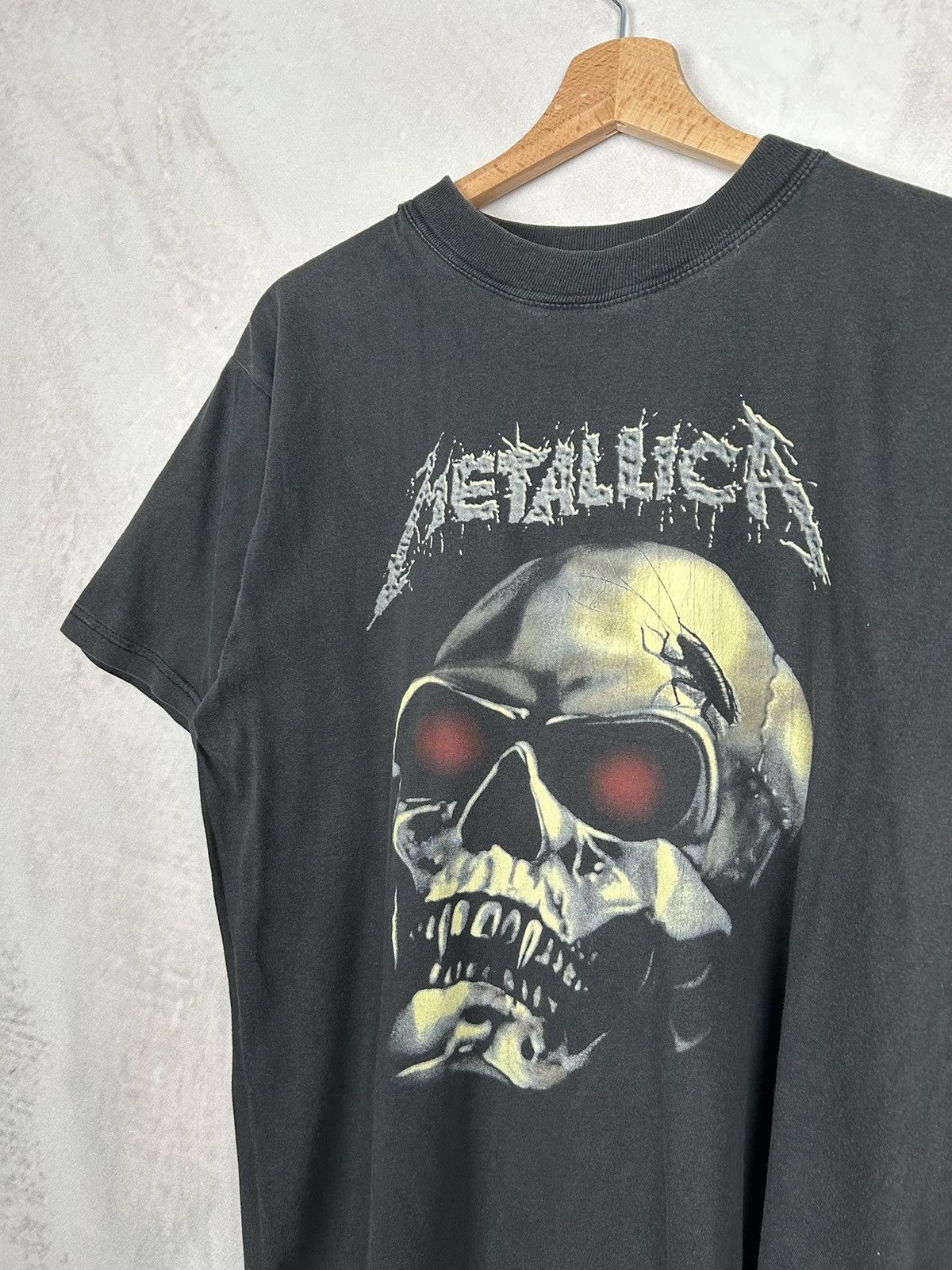 Band Tees Vintage Metallica Skull Rock Band Tee Perfect Washed Size US M / EU 48-50 / 2 - 3 Thumbnail