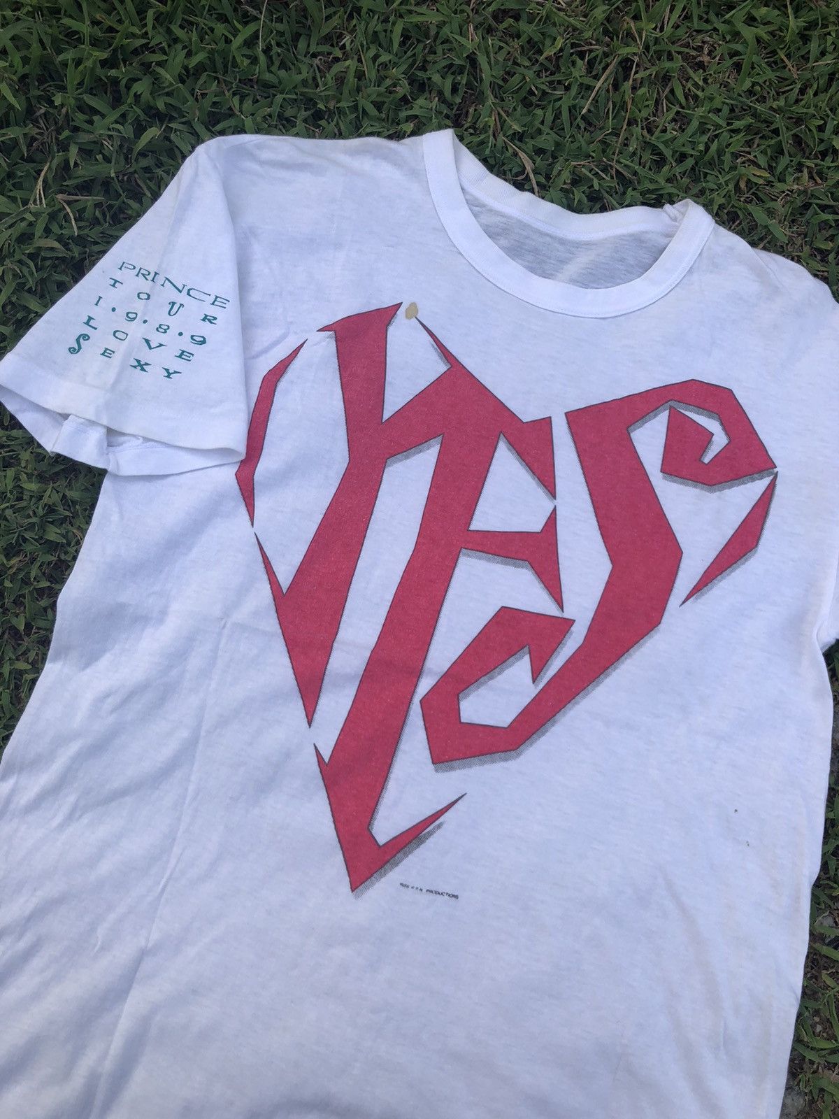 Band Tees × Prince × Vintage Rare🔥 Vintage 80s PRINCE "Love Sexy" Tour Tshirt Size US S / EU 44-46 / 1 - 1 Thumbnail