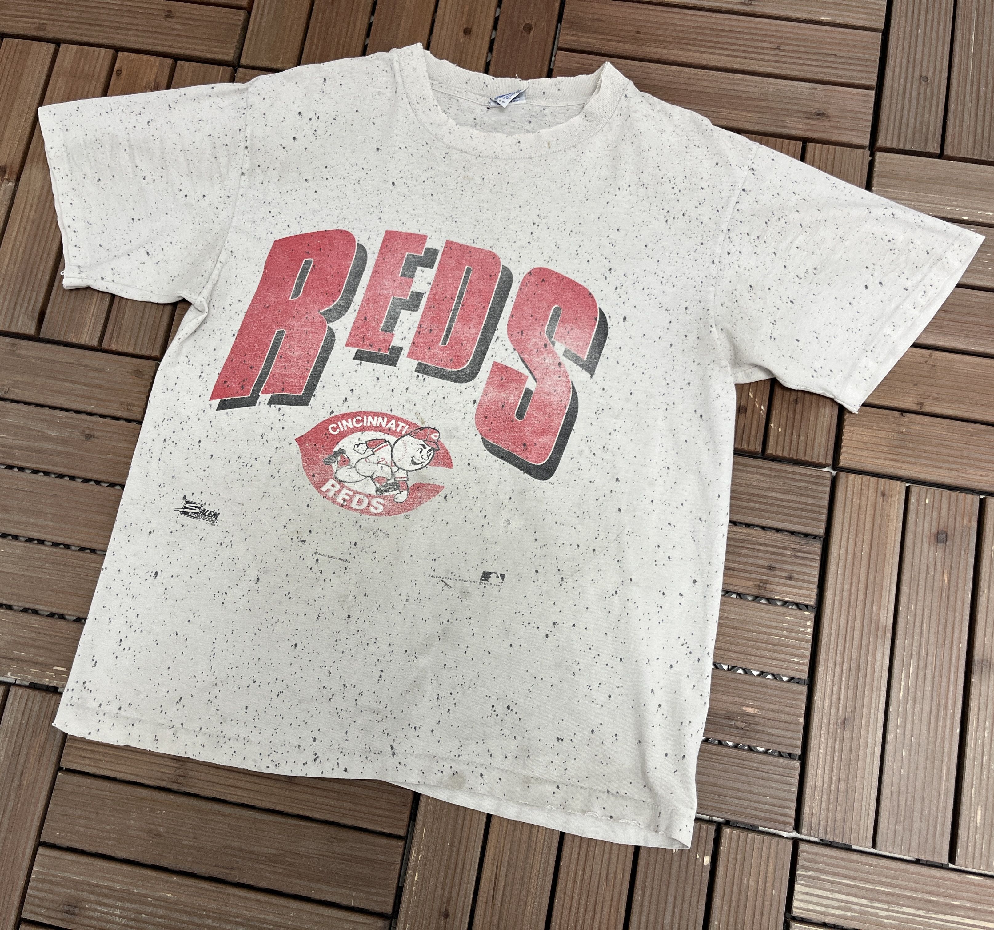 Salem Sportswear Cincinnati Reds Baseball Vintage Salem Sportswear Tee Size US L / EU 52-54 / 3 - 4 Thumbnail