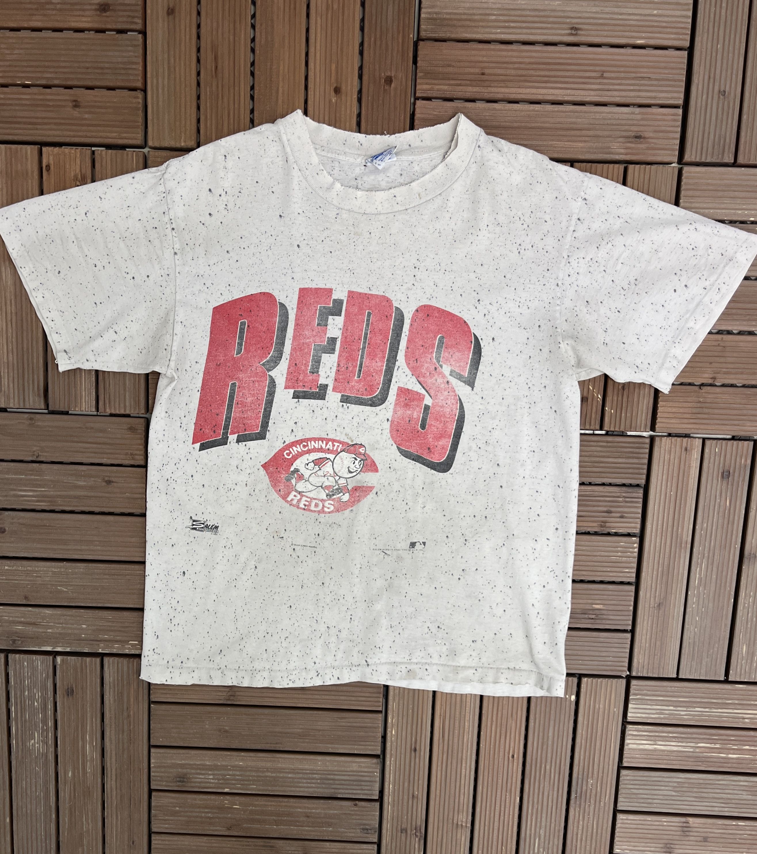 Salem Sportswear Cincinnati Reds Baseball Vintage Salem Sportswear Tee Size US L / EU 52-54 / 3 - 1 Thumbnail