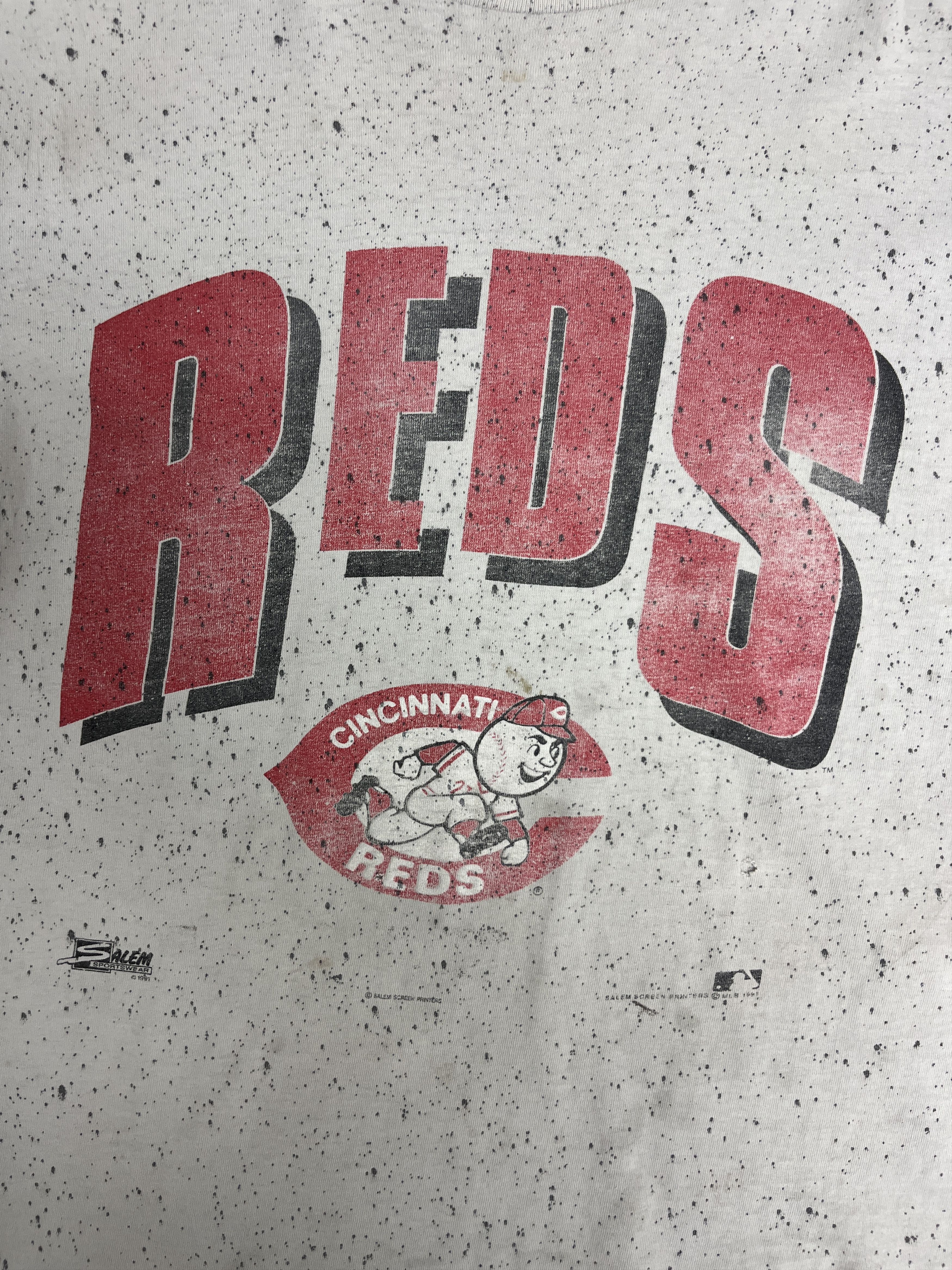 Salem Sportswear Cincinnati Reds Baseball Vintage Salem Sportswear Tee Size US L / EU 52-54 / 3 - 2 Thumbnail