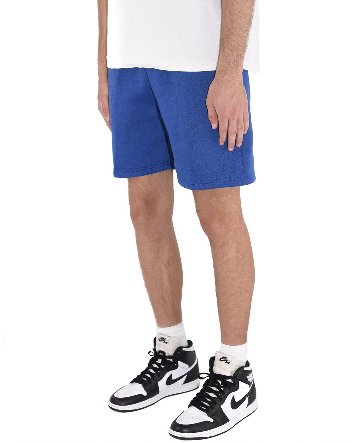 Vintage Fleece Sweat Shorts Royal Blue XS Size US 26 / EU 42 - 2 Thumbnail