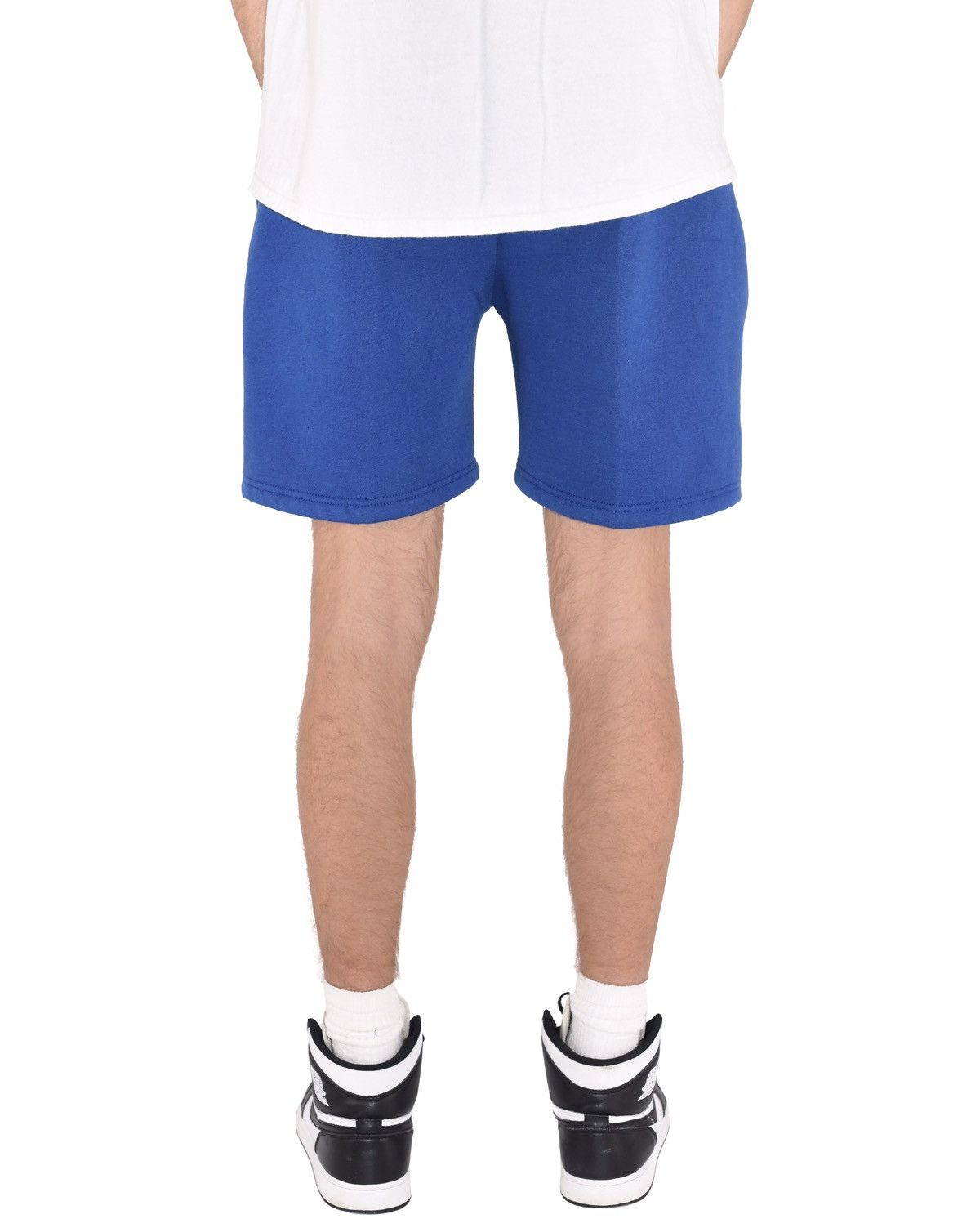 Vintage Fleece Sweat Shorts Royal Blue XS Size US 26 / EU 42 - 3 Thumbnail