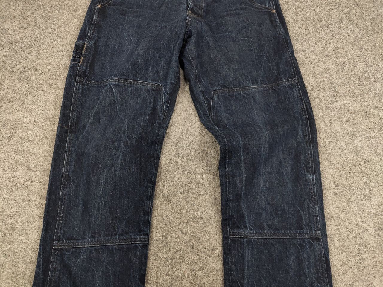 G-Star Vintage G Star Raw Faeroes Faded Dark Denim Pocket Jeans Size US 34 / EU 50 - 5 Thumbnail