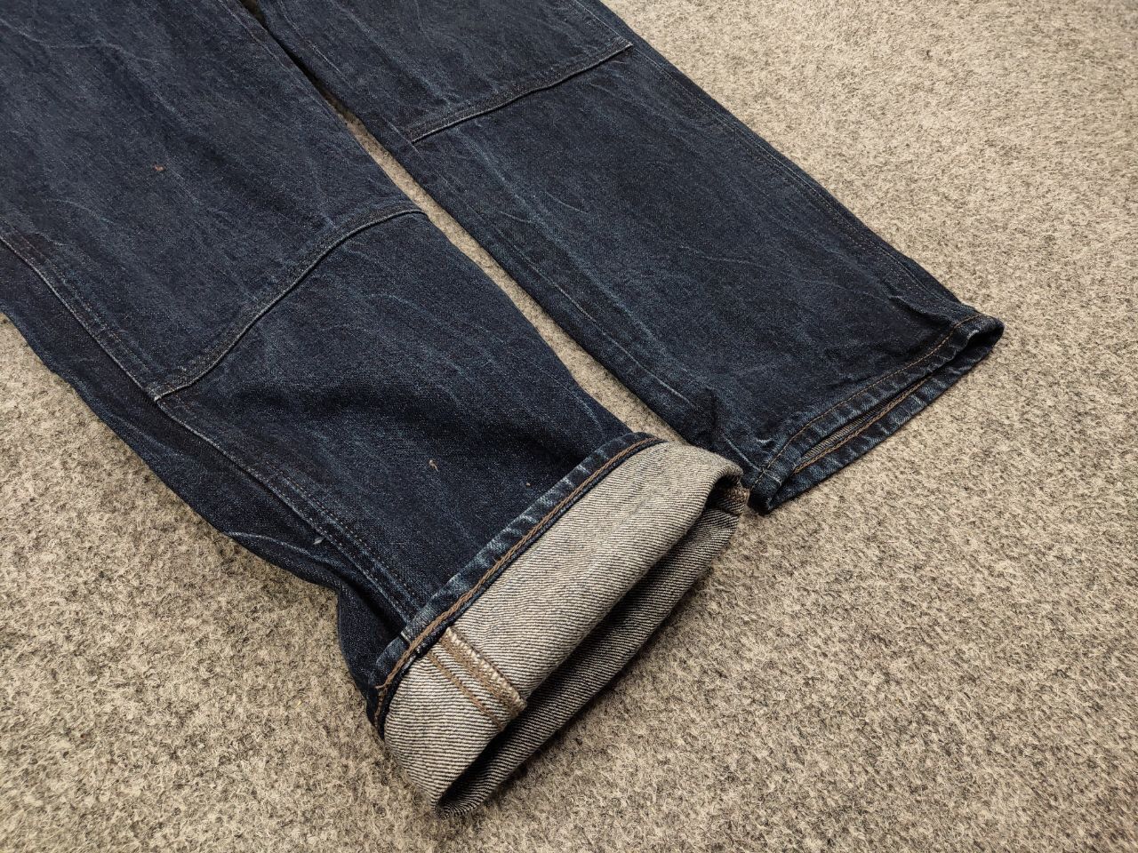 G-Star Vintage G Star Raw Faeroes Faded Dark Denim Pocket Jeans Size US 34 / EU 50 - 8 Thumbnail