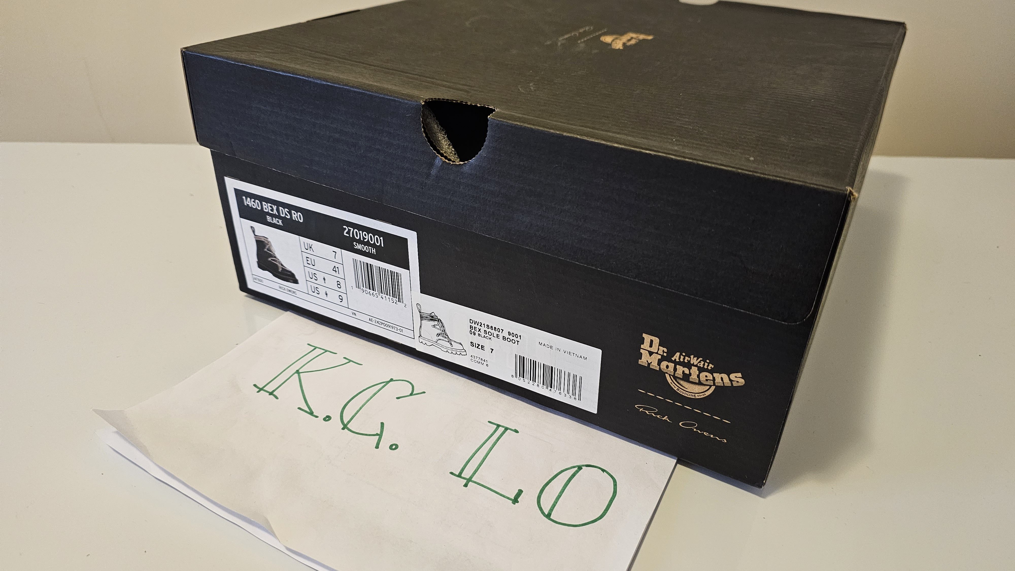 Dr. Martens × Rick Owens 1460 Bex Boots Size US 8 / EU 41 - 6 Thumbnail