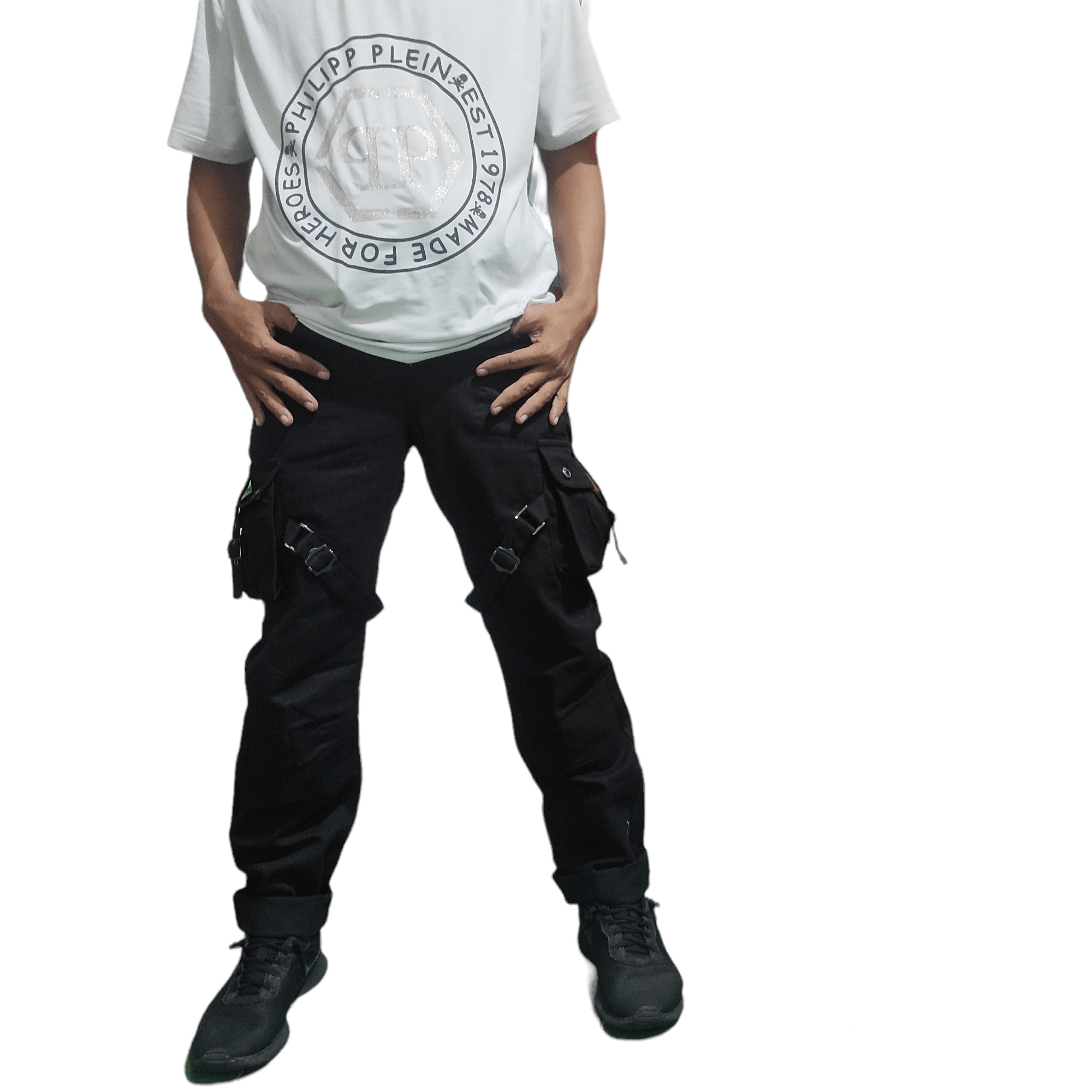 Hysteric Glamour × If Six Was Nine × Le Grande Bleu (L.G.B.) Aegnoir Bondage Cargo Pants Size US 28 / EU 44 - 2 Thumbnail