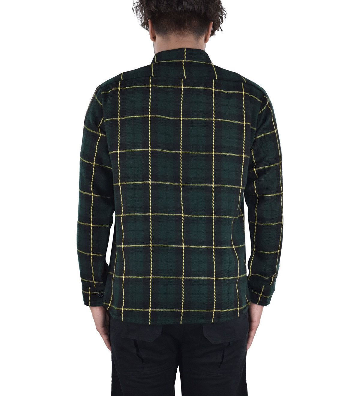 Vintage Basic Flannel Shirt Forest Size US XL / EU 56 / 4 - 3 Thumbnail