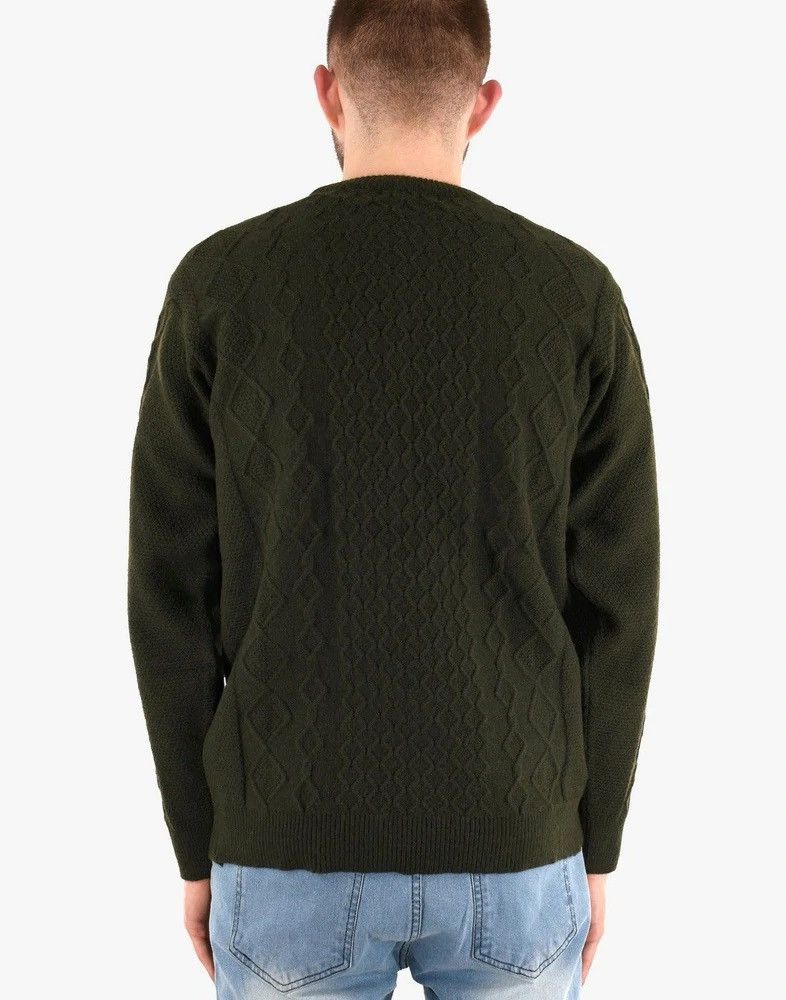 Vintage Cable Knit Sweater Forest Green Size US S / EU 44-46 / 1 - 2 Thumbnail