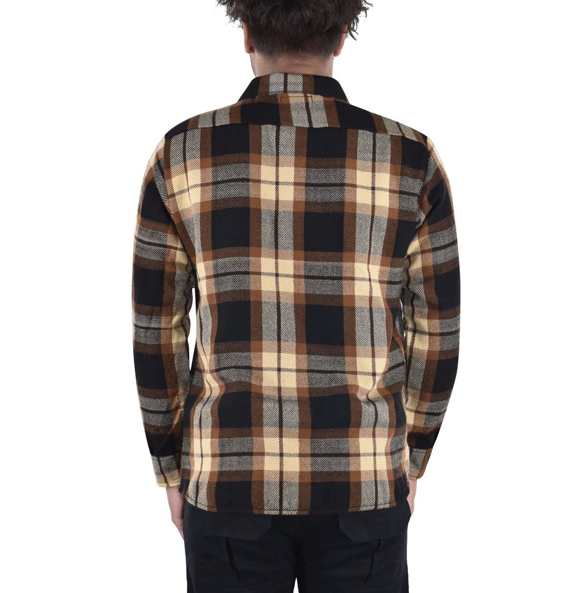 Vintage Basic Flannel Shirt Mocha Size US M / EU 48-50 / 2 - 3 Thumbnail