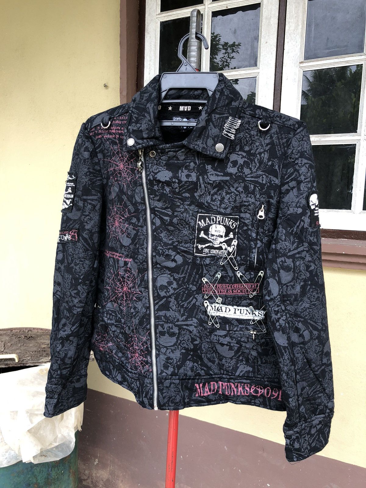 Japanese Brand MAD PUNKS SKULLS JACKET Size US L / EU 52-54 / 3 - 6 Thumbnail