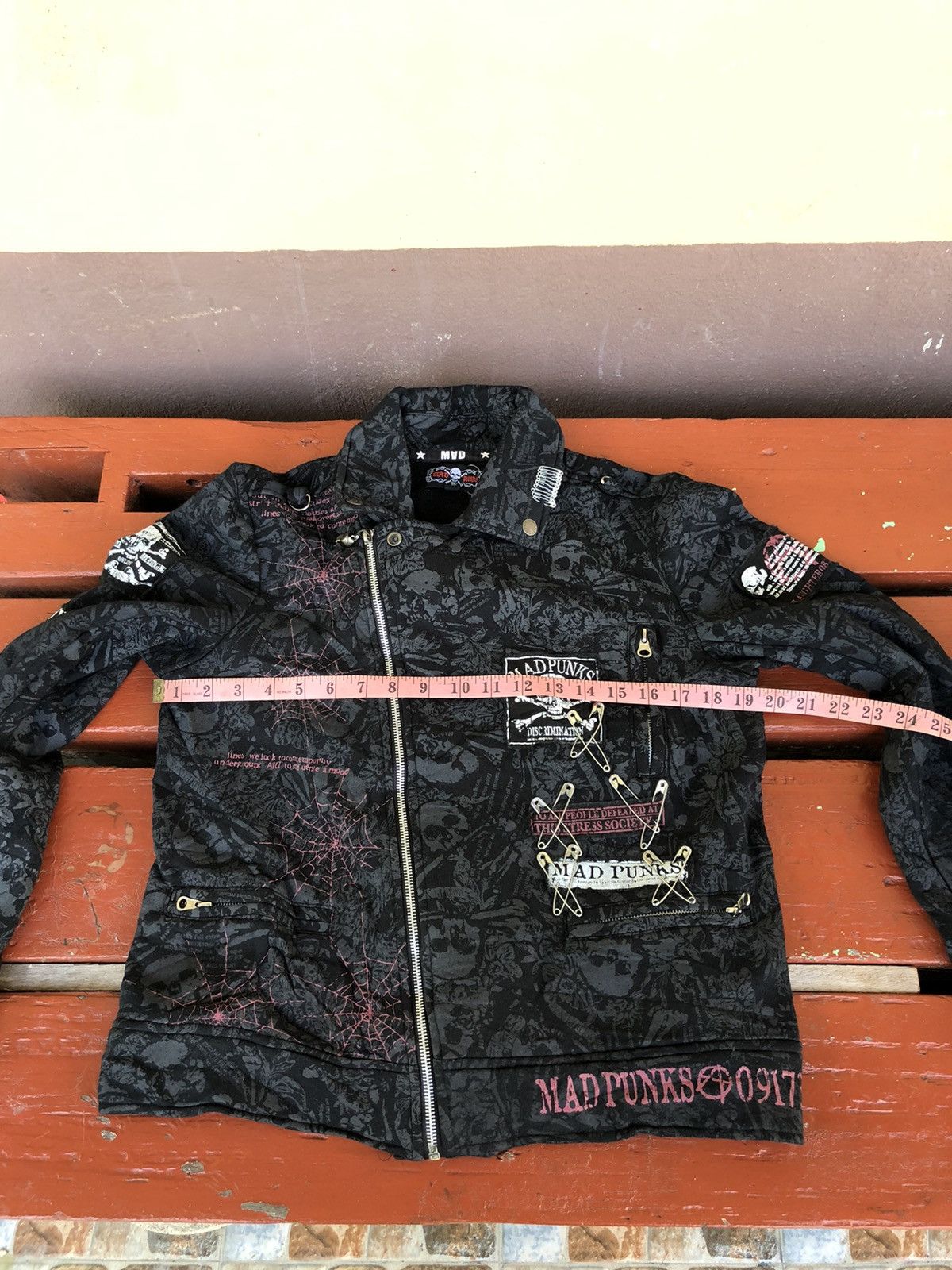 Japanese Brand MAD PUNKS SKULLS JACKET Size US L / EU 52-54 / 3 - 13 Thumbnail